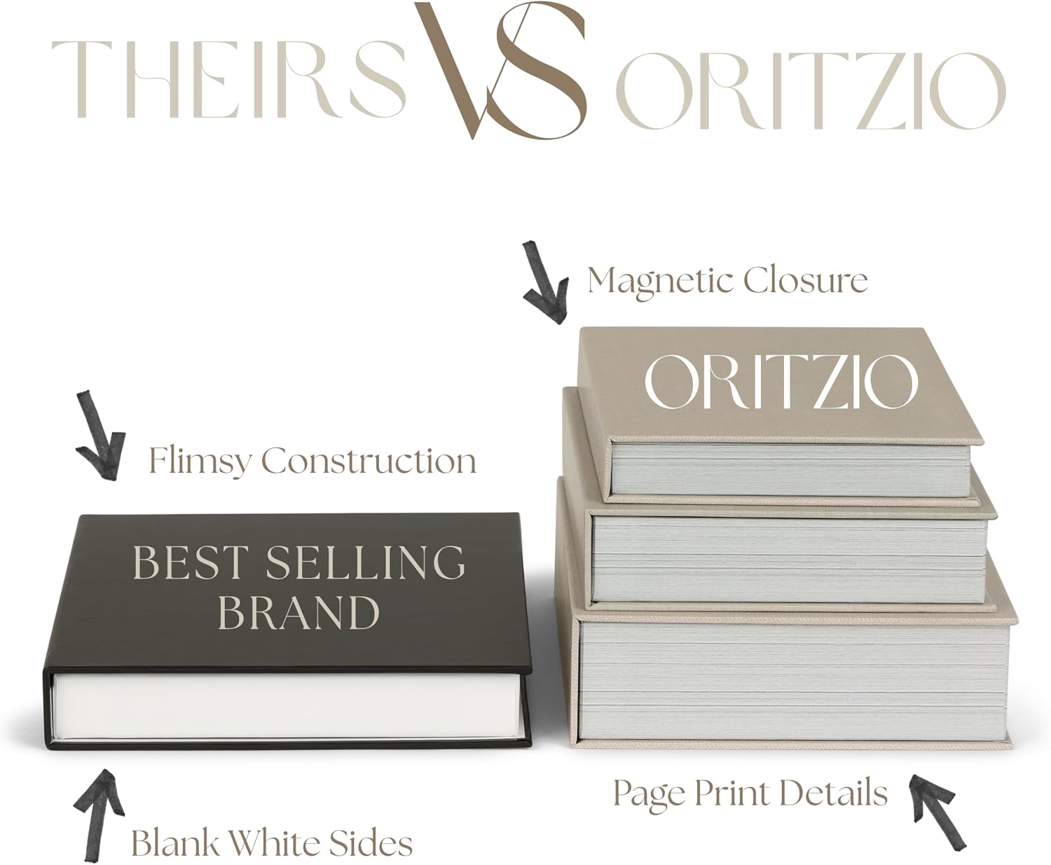 9 Faux Books / Neutral