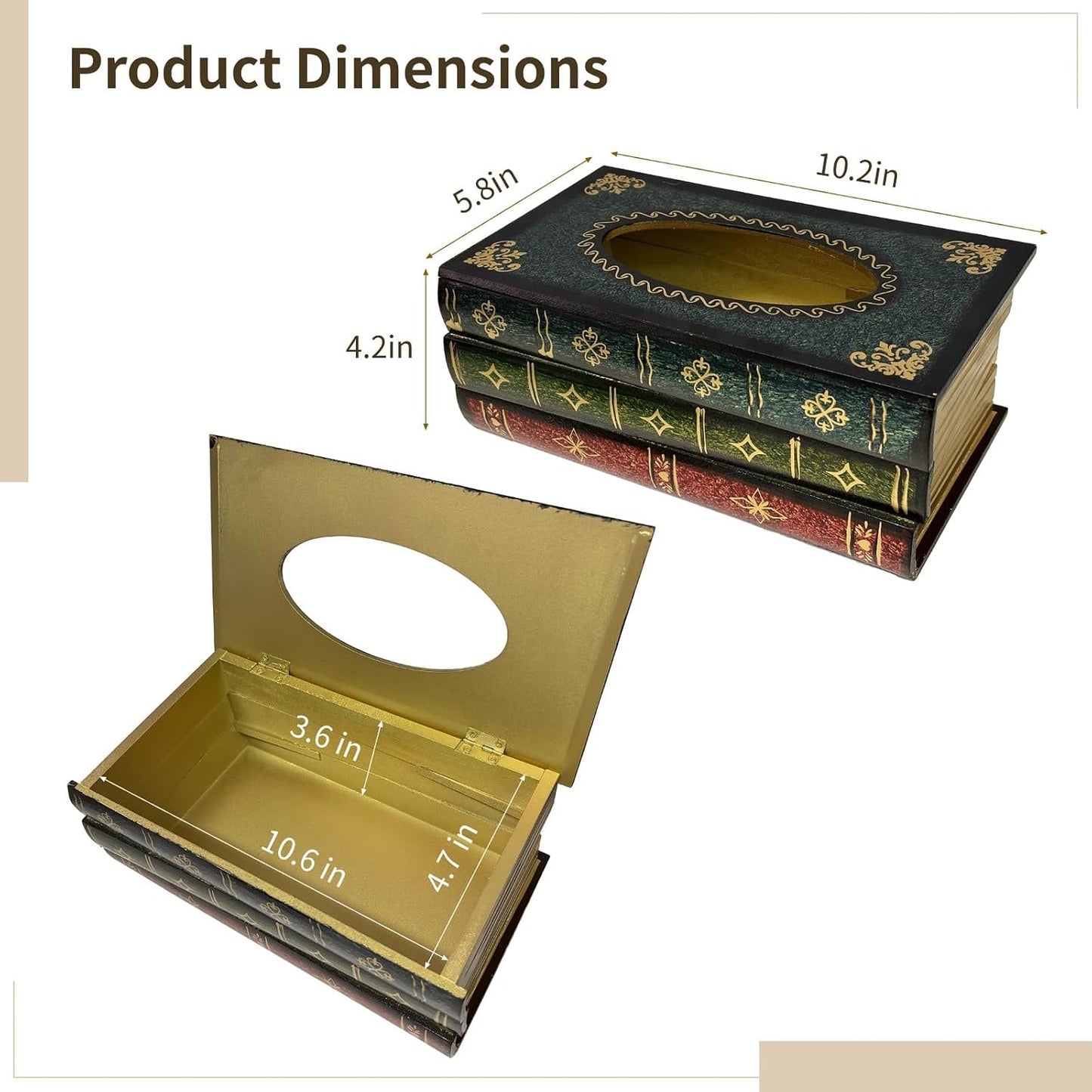 Wooden Tissue Box Cover