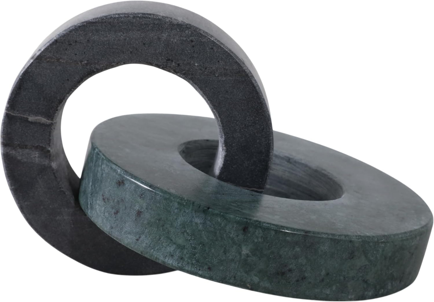 Modern Shelf Sculpture and Office Accents / 6.0" H / Green
