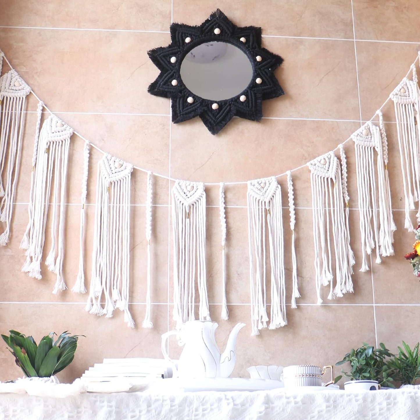 wall hanging HD glass / Black