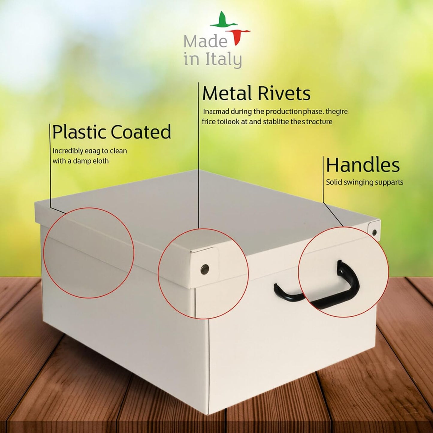 Decorative Cardboard Organizer / Small