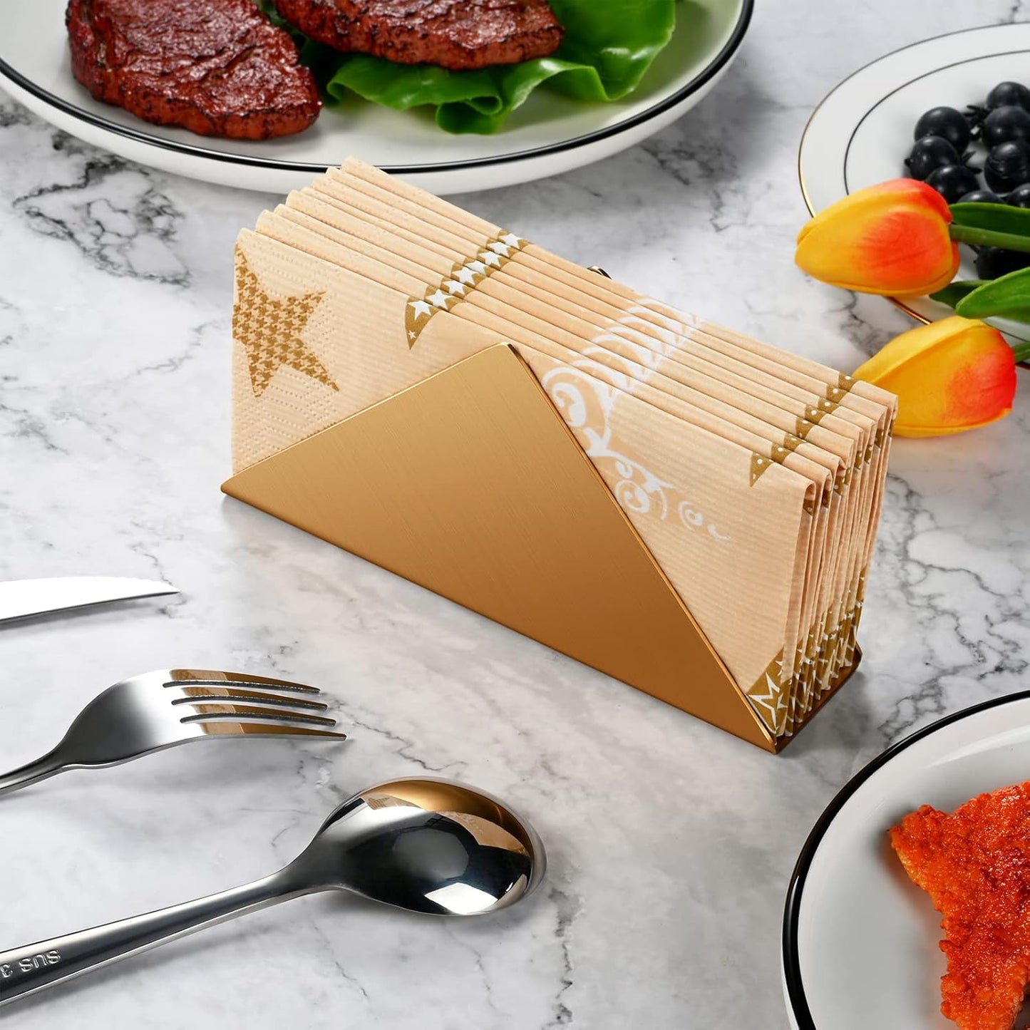 Metal Standing Tissue Dispenser Organizer