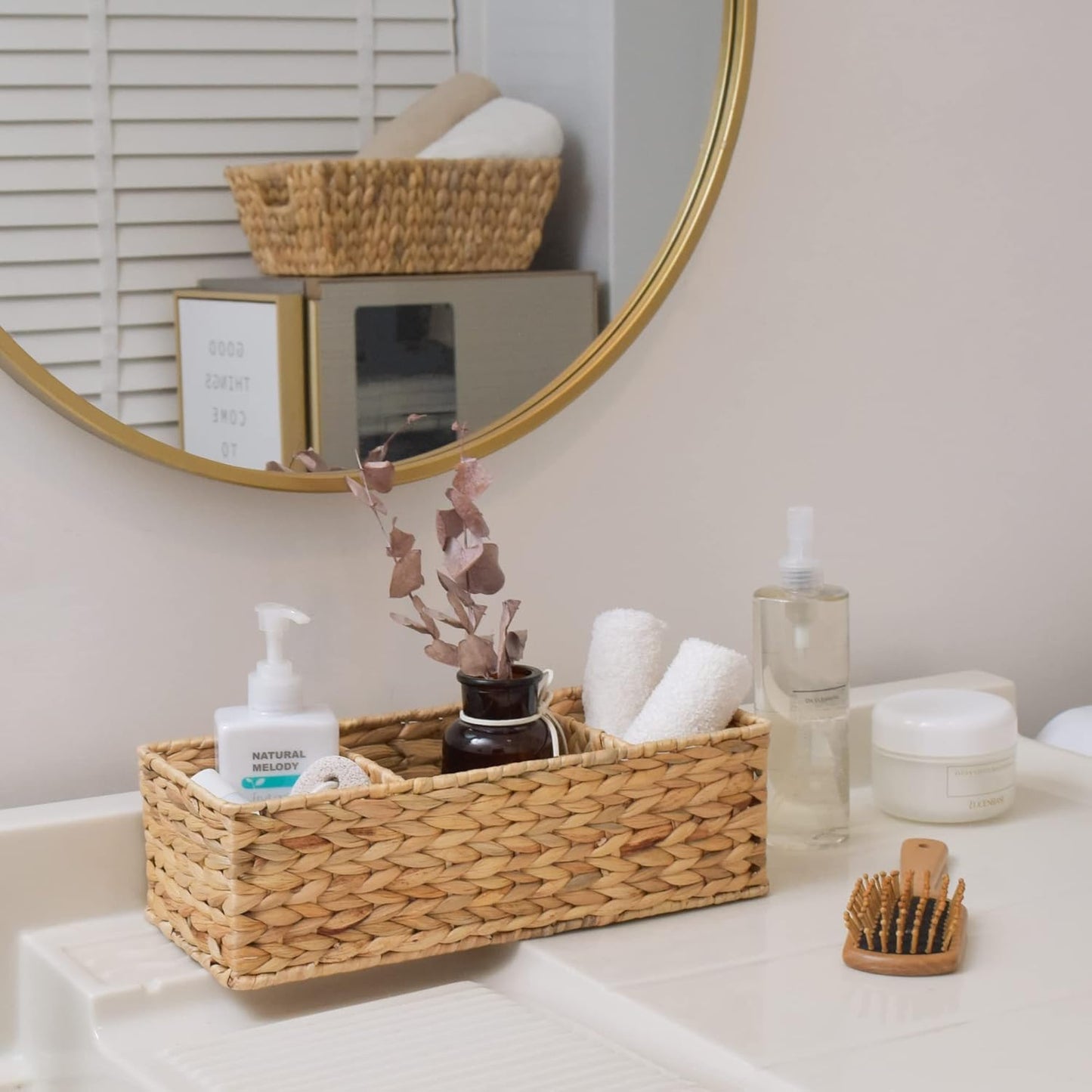 Wicker Storage Basket / Natural