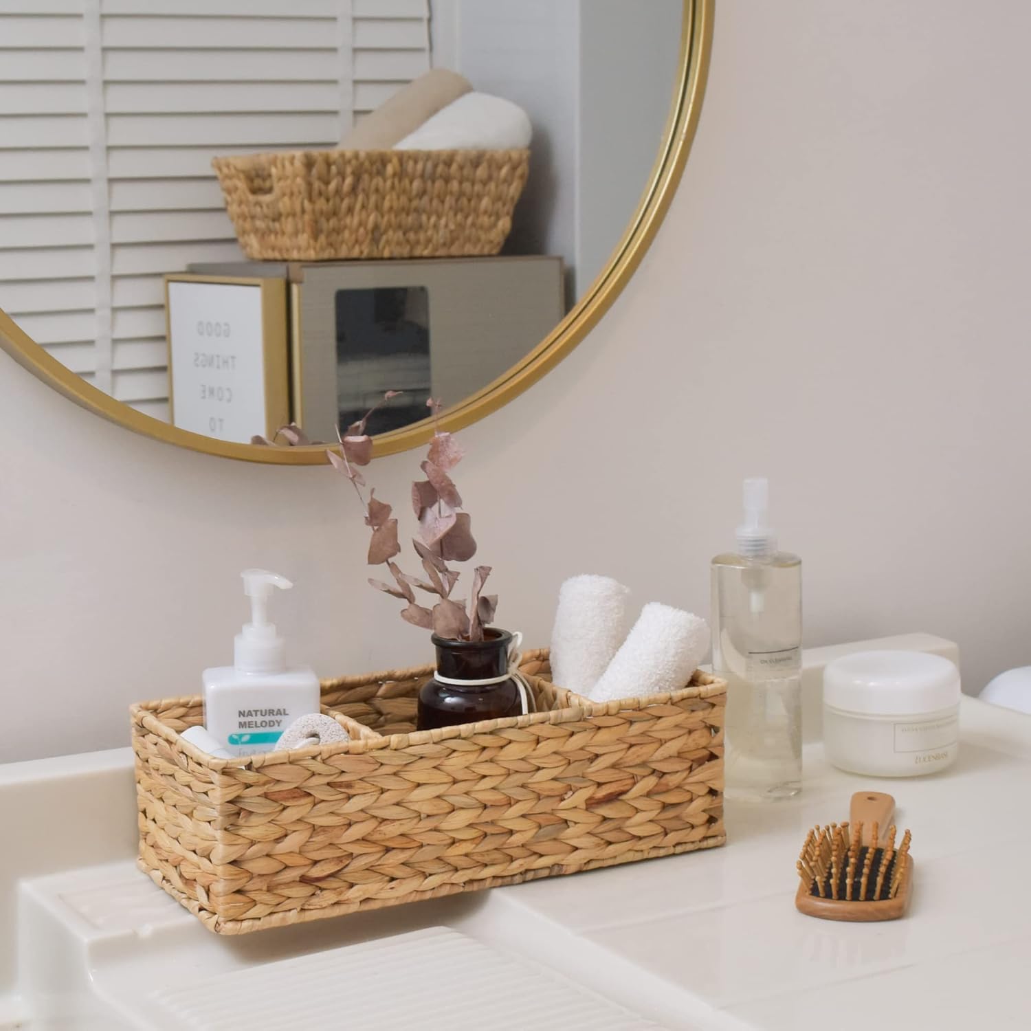 Wicker Storage Basket / Natural