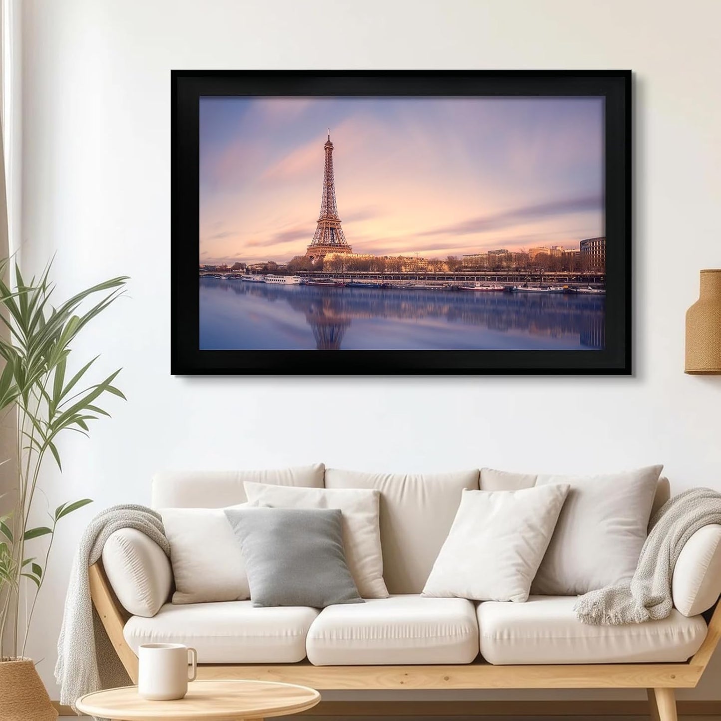 SESEAT 24x36 Picture Frame Black Set of 6, Display Pictures 24x36 Without Mat for Wall Mounting, Wall Gallery Poster