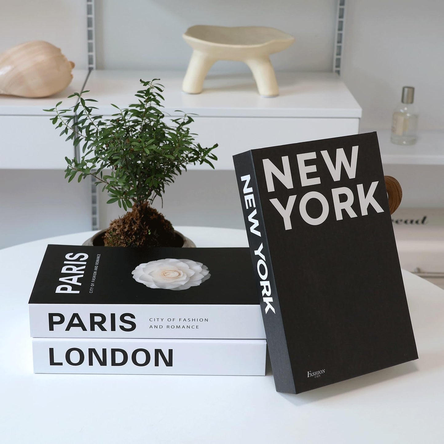Decorative Books / Stylish Fake Books of Room Books Decor Aesthetic / Set of 3