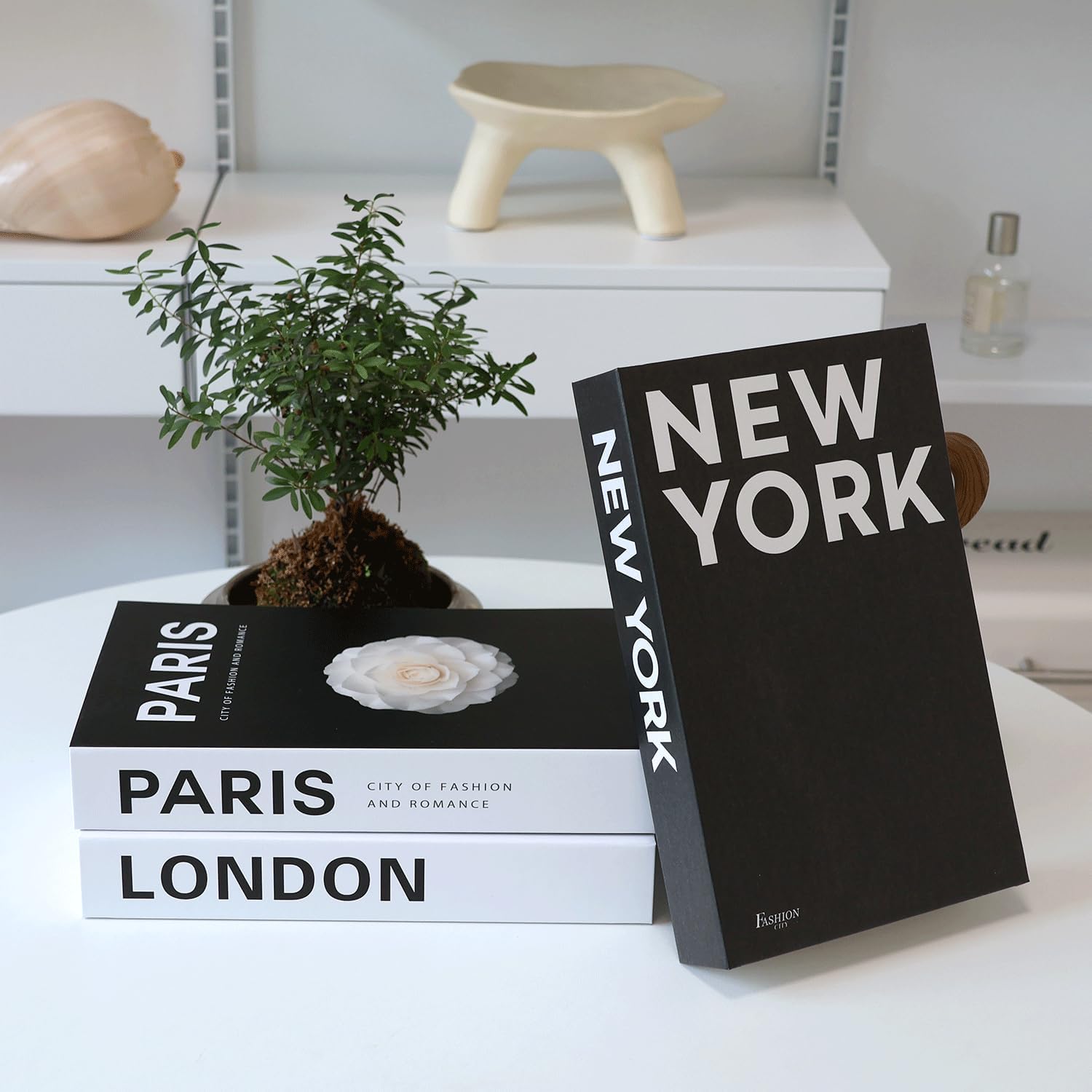 Decorative Books / Stylish Fake Books of Room Books Decor Aesthetic / Set of 3