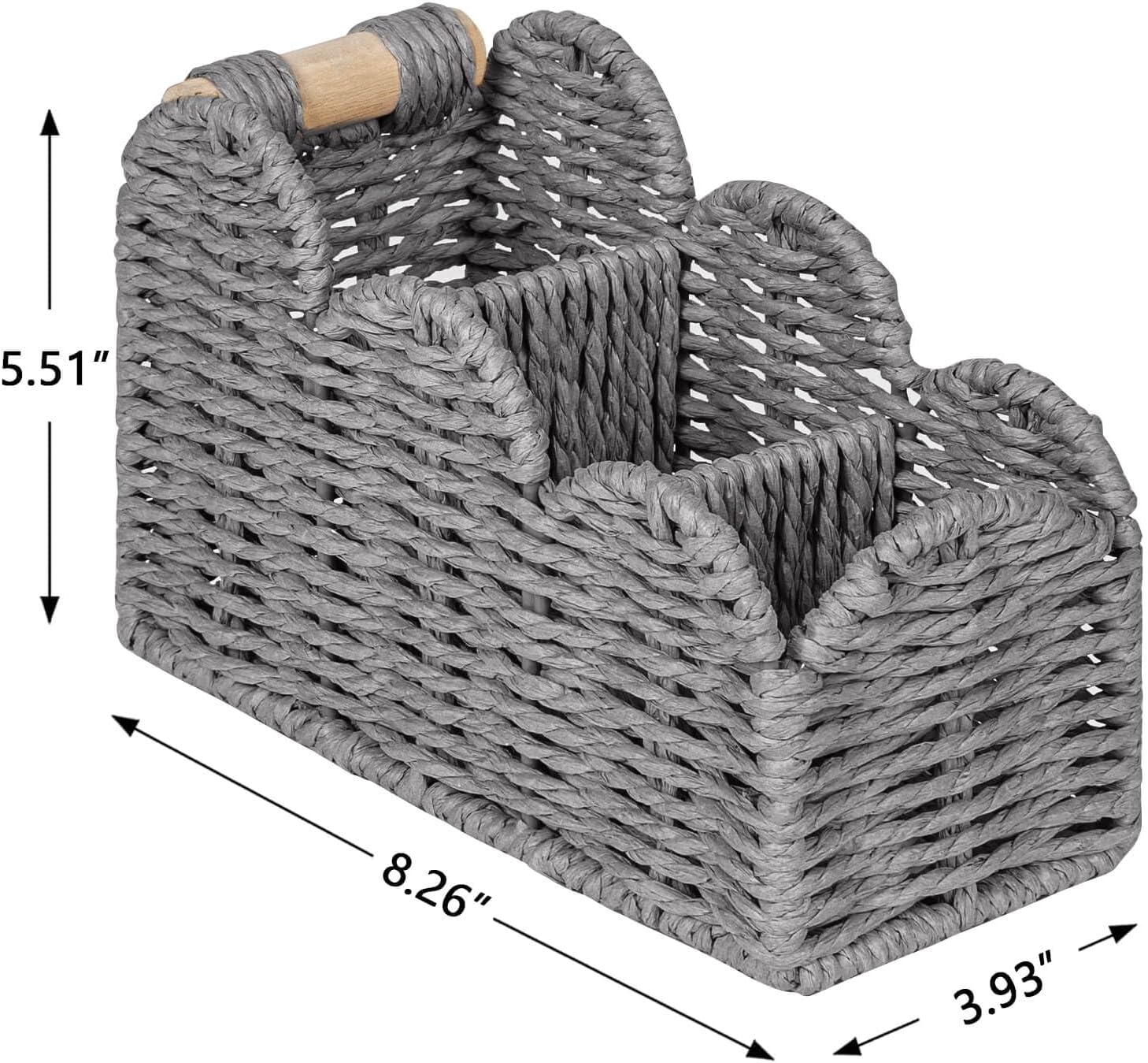 Remote Pen&Pencil Holder Cup / Grey / 3 Slots