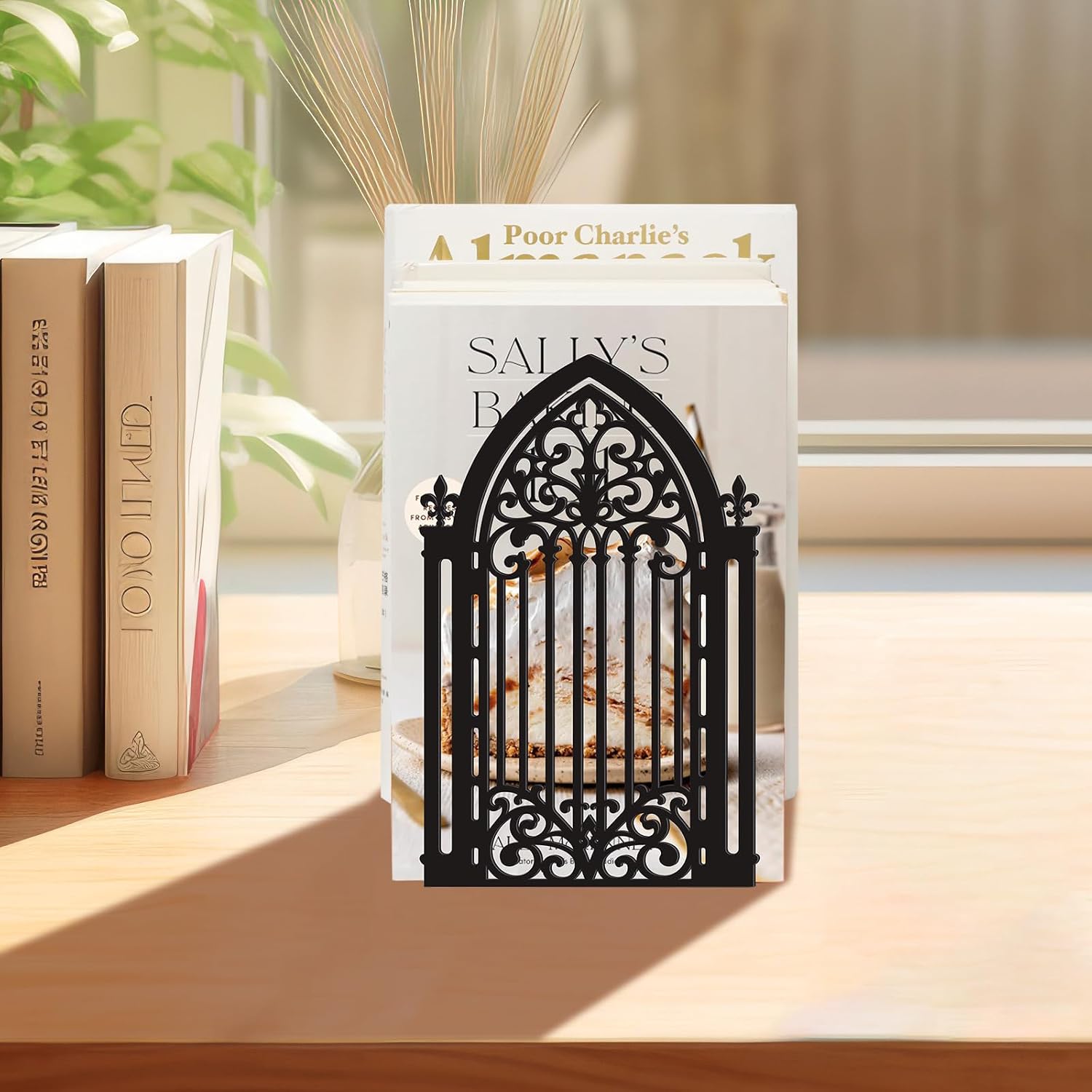 Gothic Vintage Metal Bookends Fantasy Book Ends / Classic
