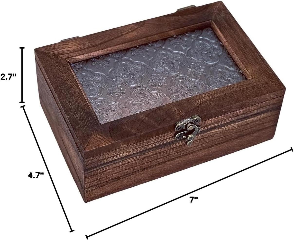 Vintage Wooden Storage Box / Small