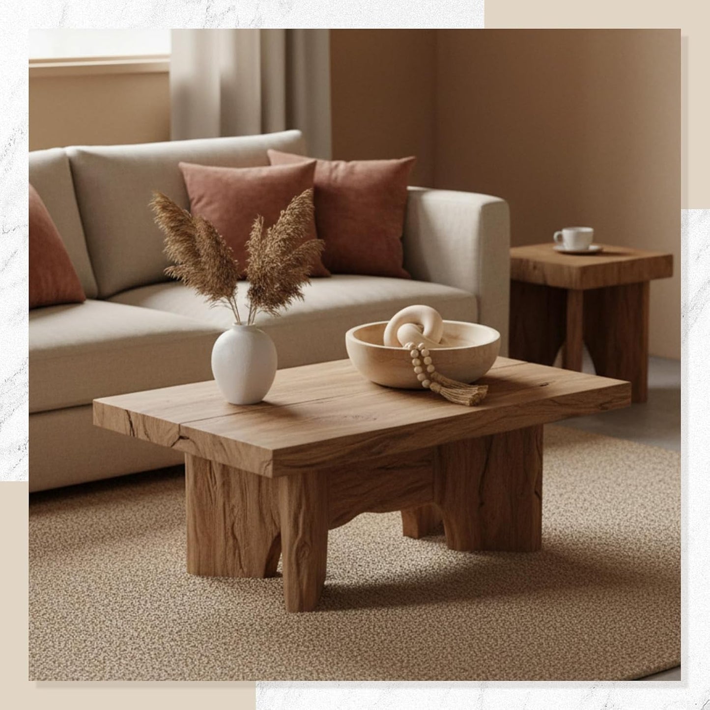 Farmhouse Wooden Decoration Set / White