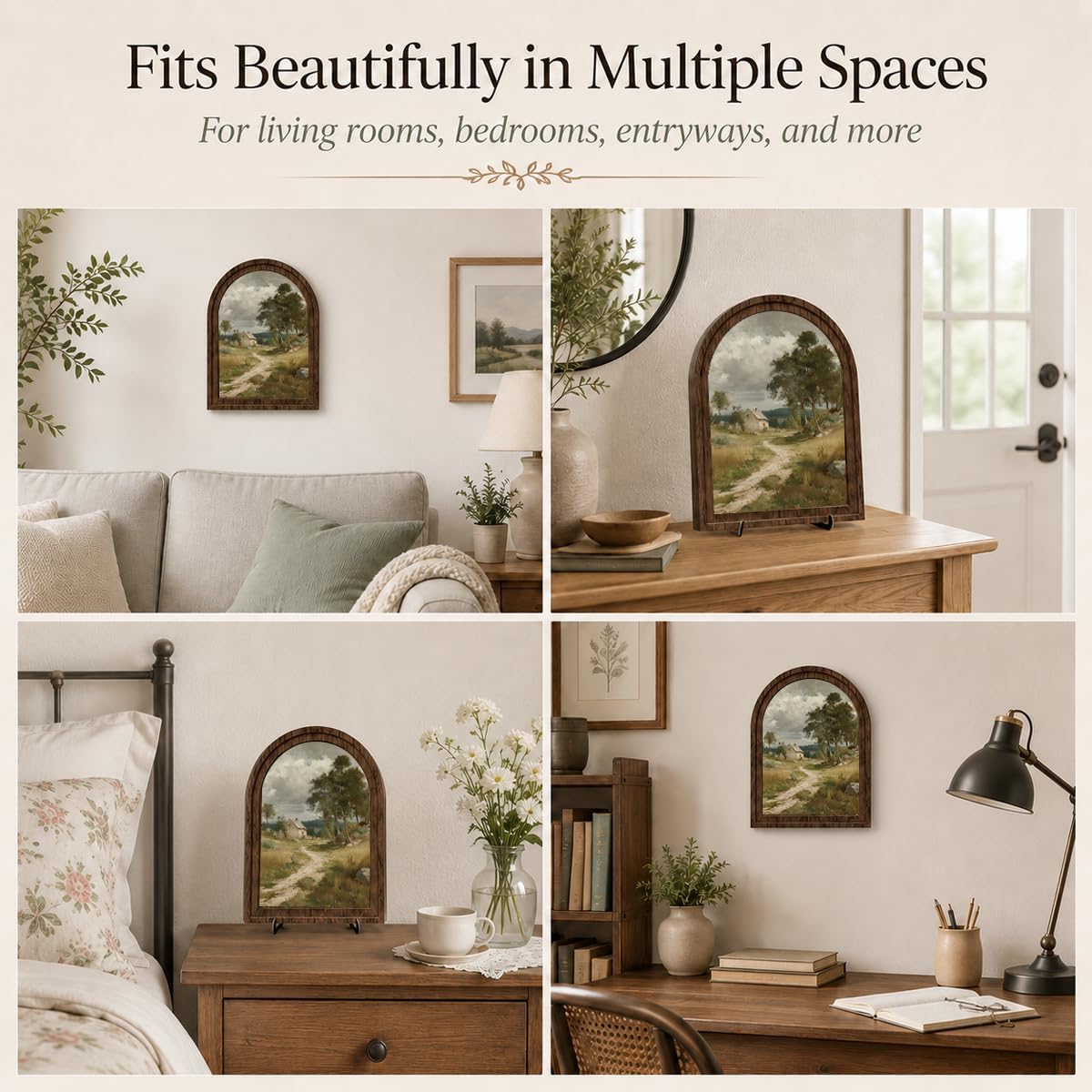 Arched Wooden Frame Farmhouse Artwork / Color_name02