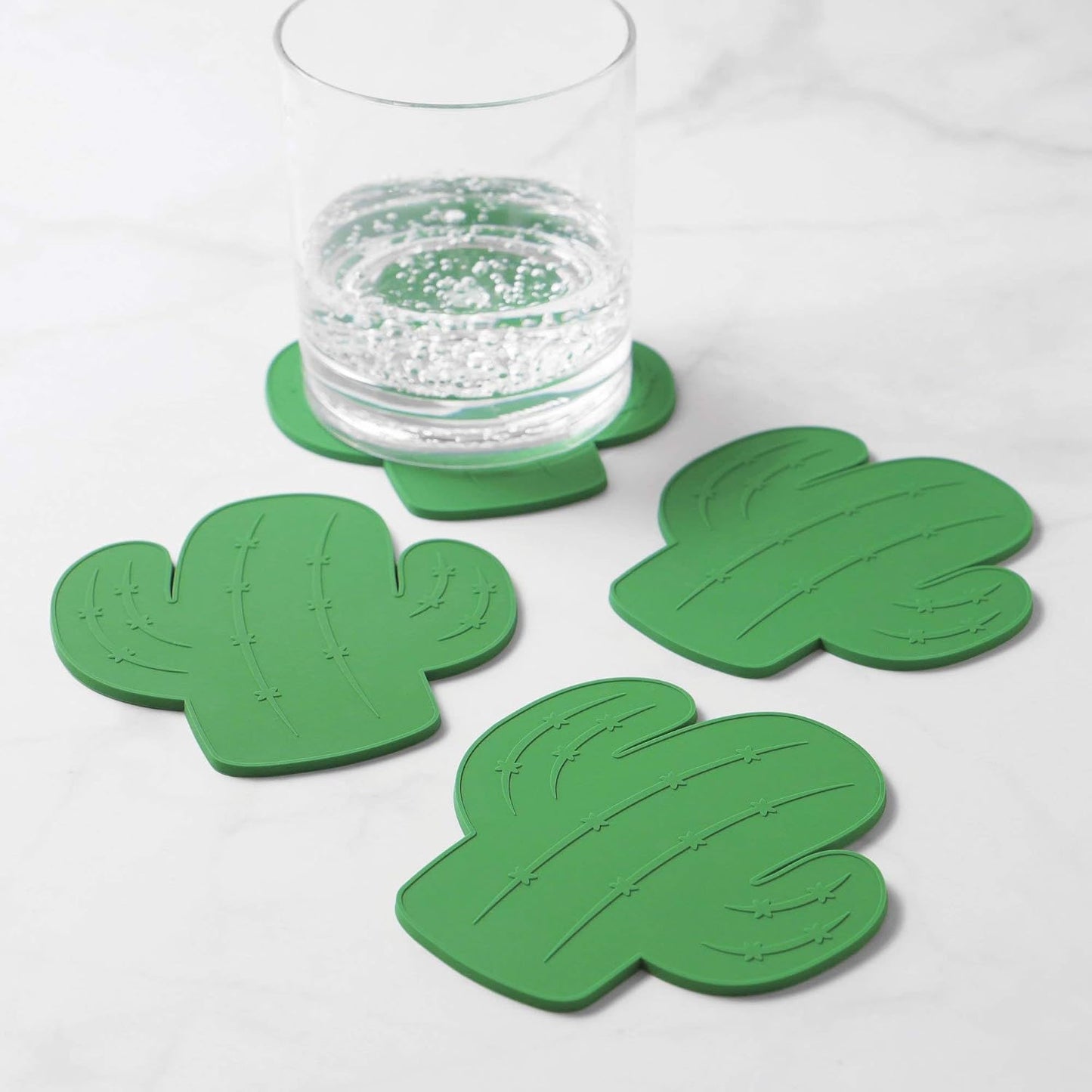 Reusable Coasters for Drinks / Cactus