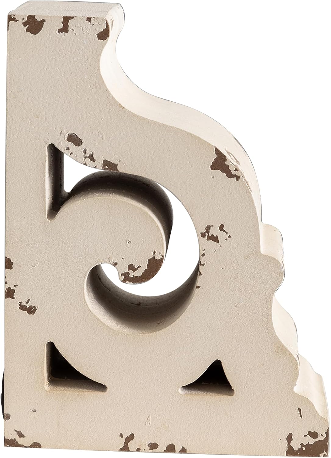 Decorative Shelf Brackets Rustic Shelf Farmhouse Decor / White