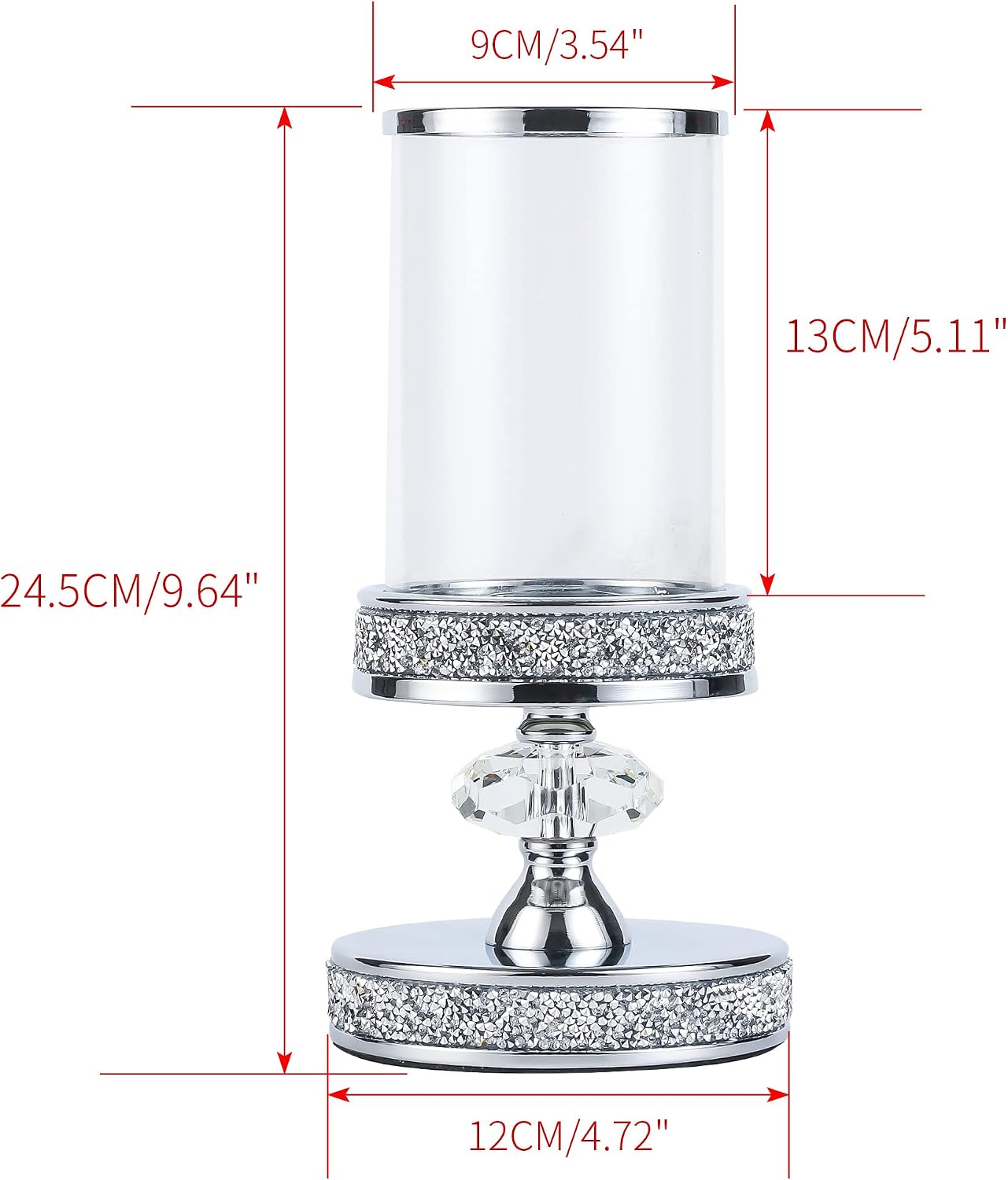 Candle Holder for Pillar Candle, Pillar Candle Holders for Wedding, Coffee Dining Table, Christmas, Table Centerpieces