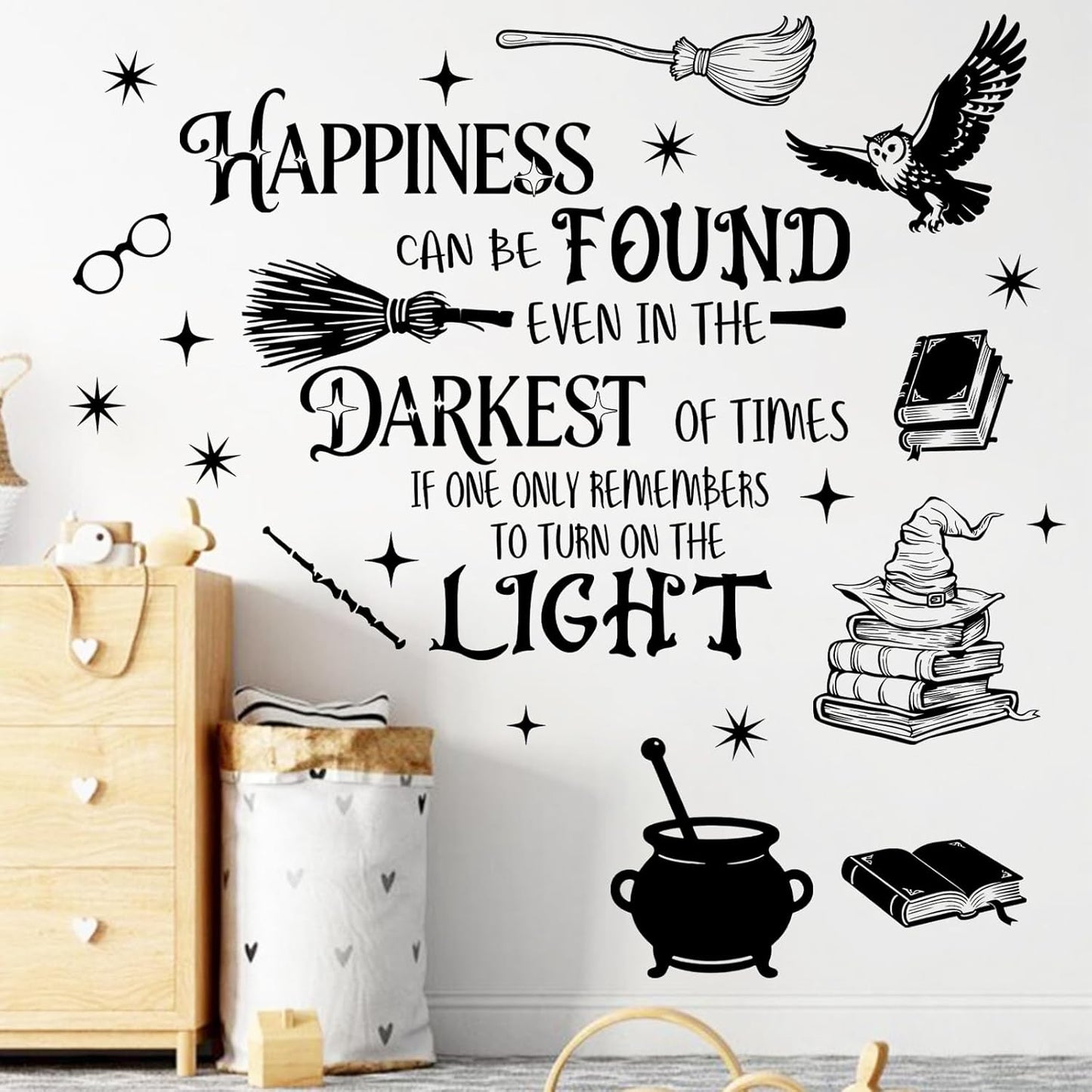 Happiness Can be Found Even in The Darkest Wall Decals Stickers
