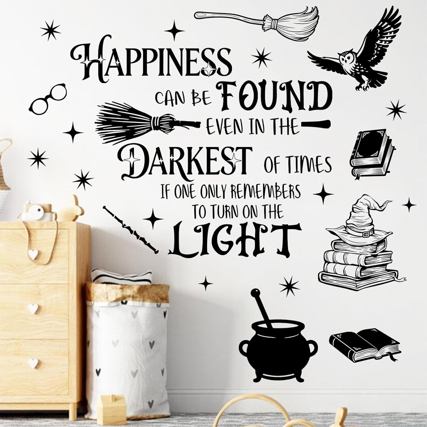 Happiness Can be Found Even in The Darkest Wall Decals Stickers