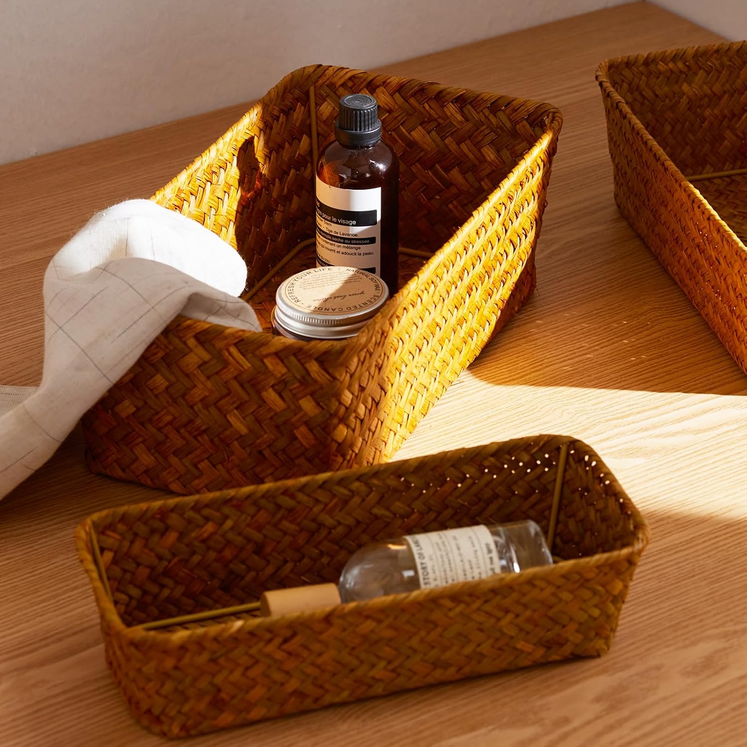 Seagrass Storage Basket / Medium / Set of 3