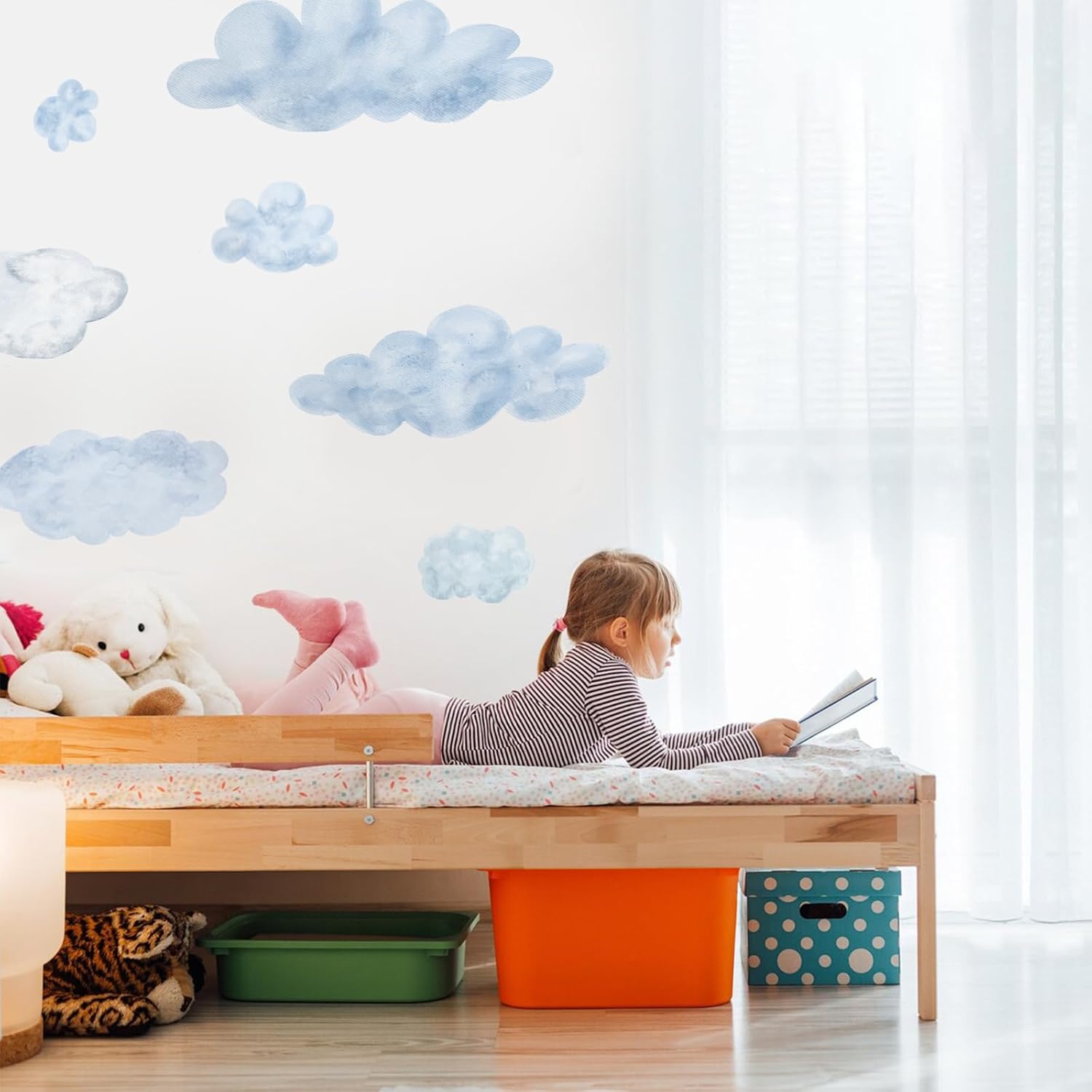 Large Cloud Wall Decals / Blue