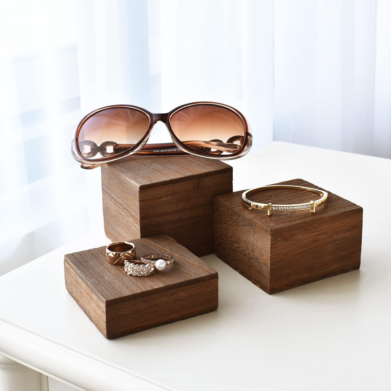 3 Different Height Stands for Jewelry