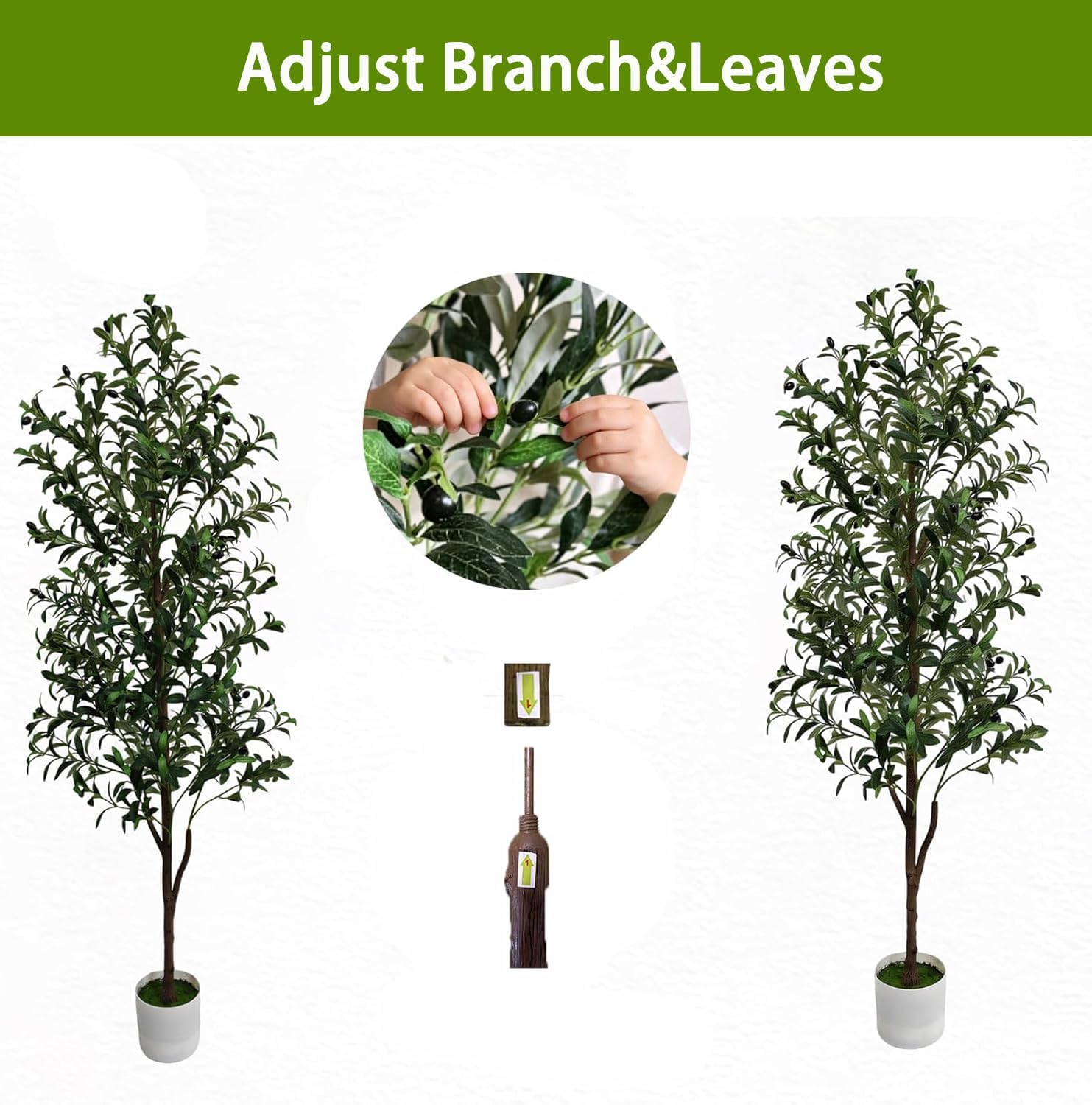 Artificial Olive Trees Plant / 6ft / 6 Inch
