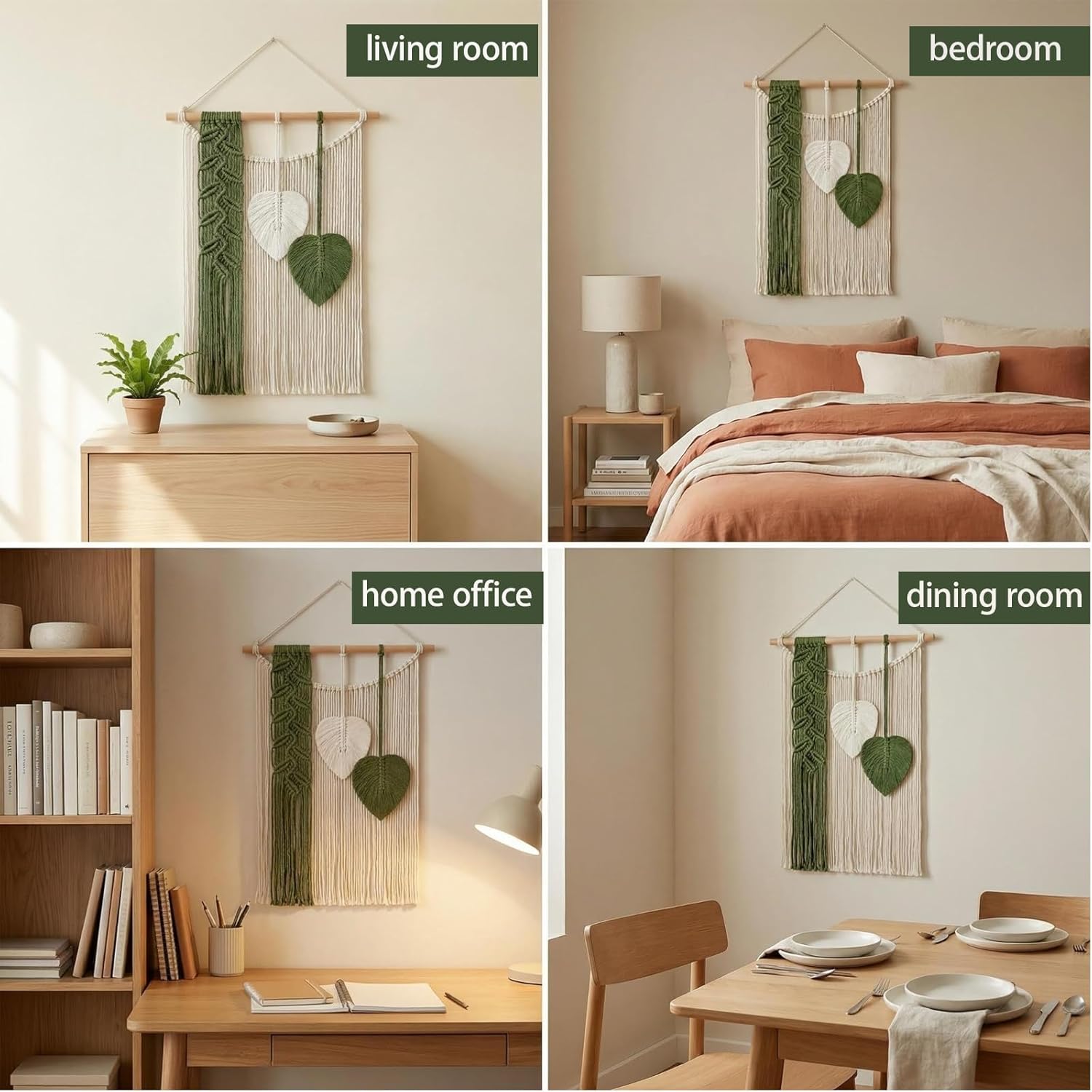 Modern Wall Art / Vertical Leaf