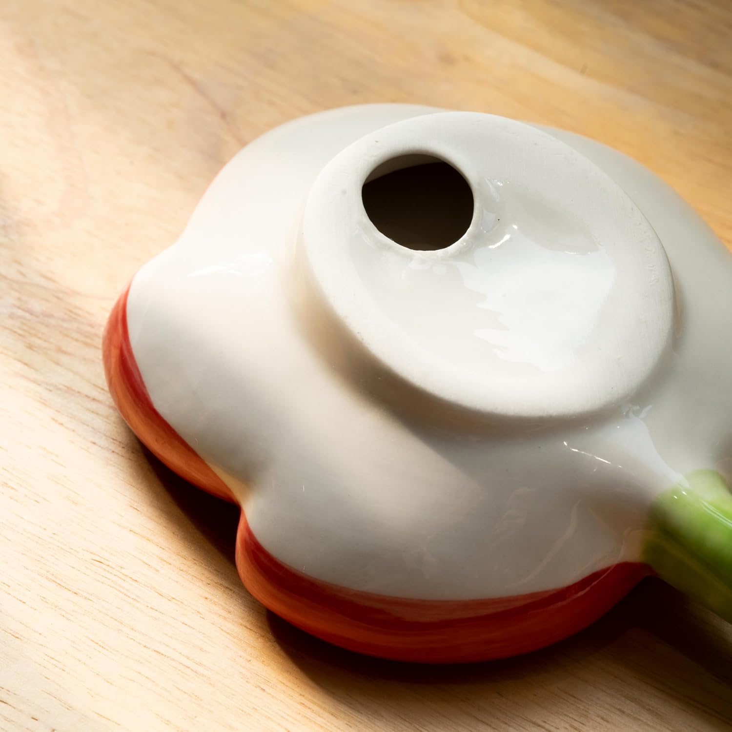 Ceramic Soap Dish Holder / Red