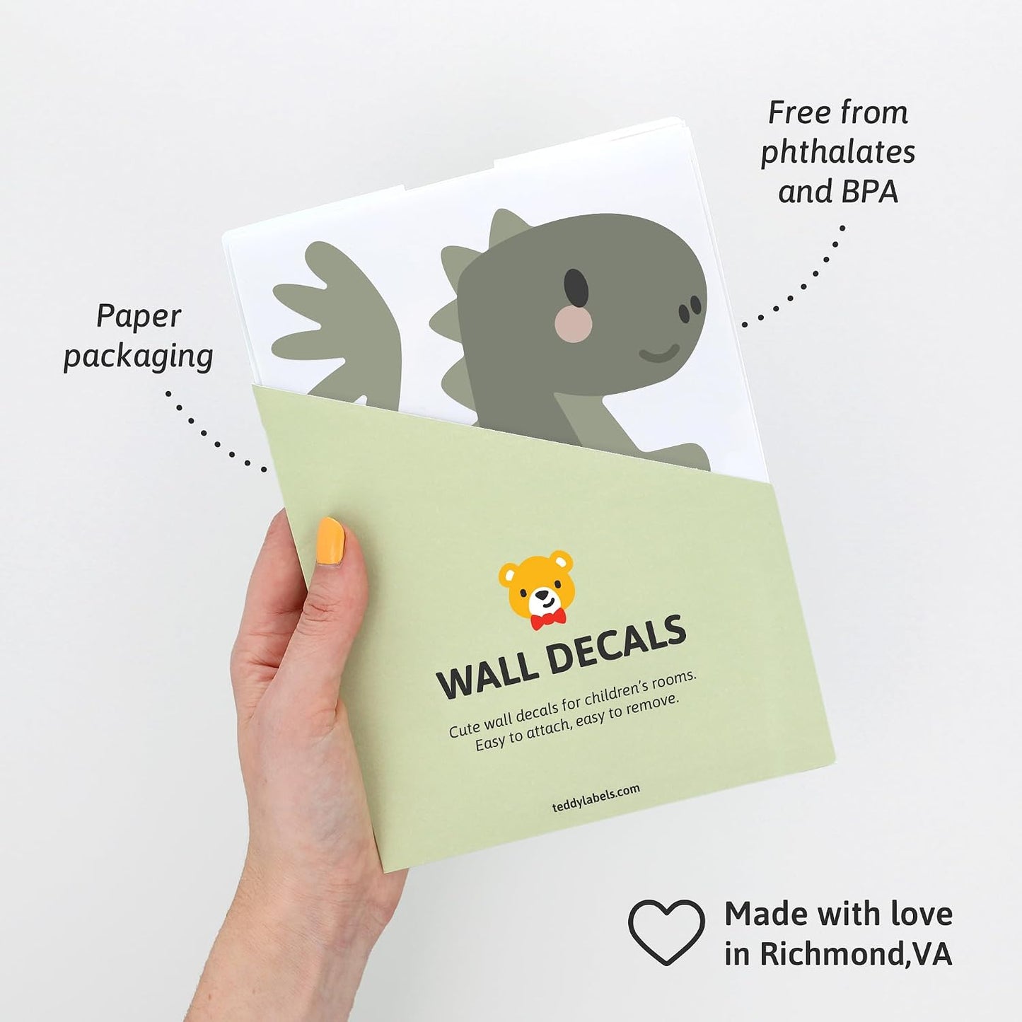 Removable Wall Decals for Kids Room / Dinosaurs