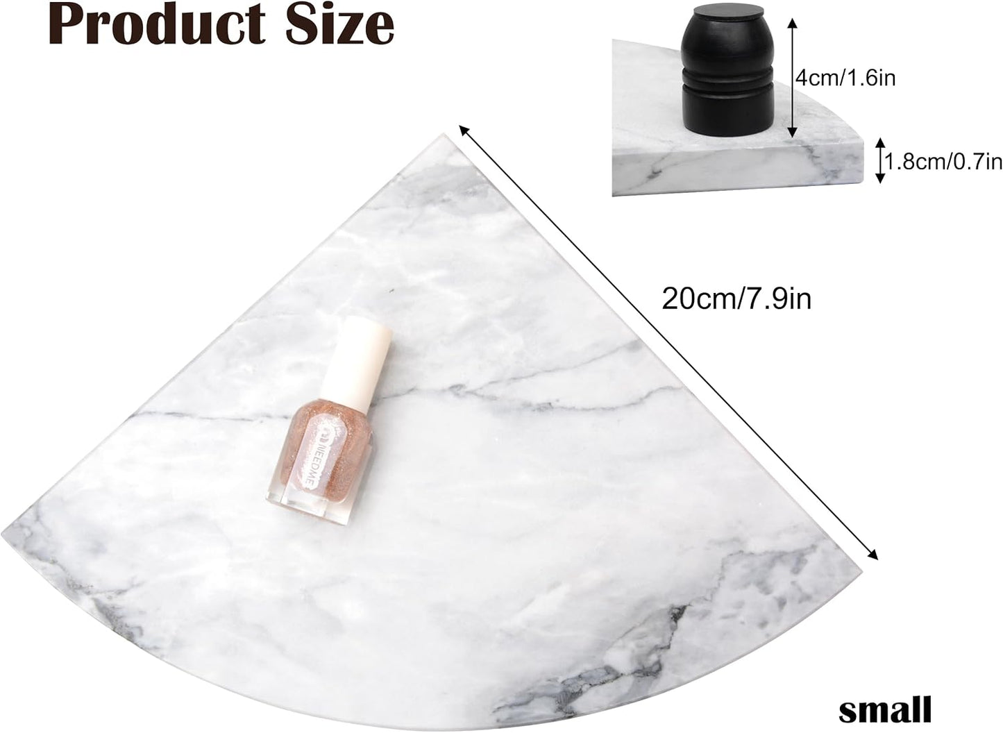 Decorative Pedestal Stand / White-s