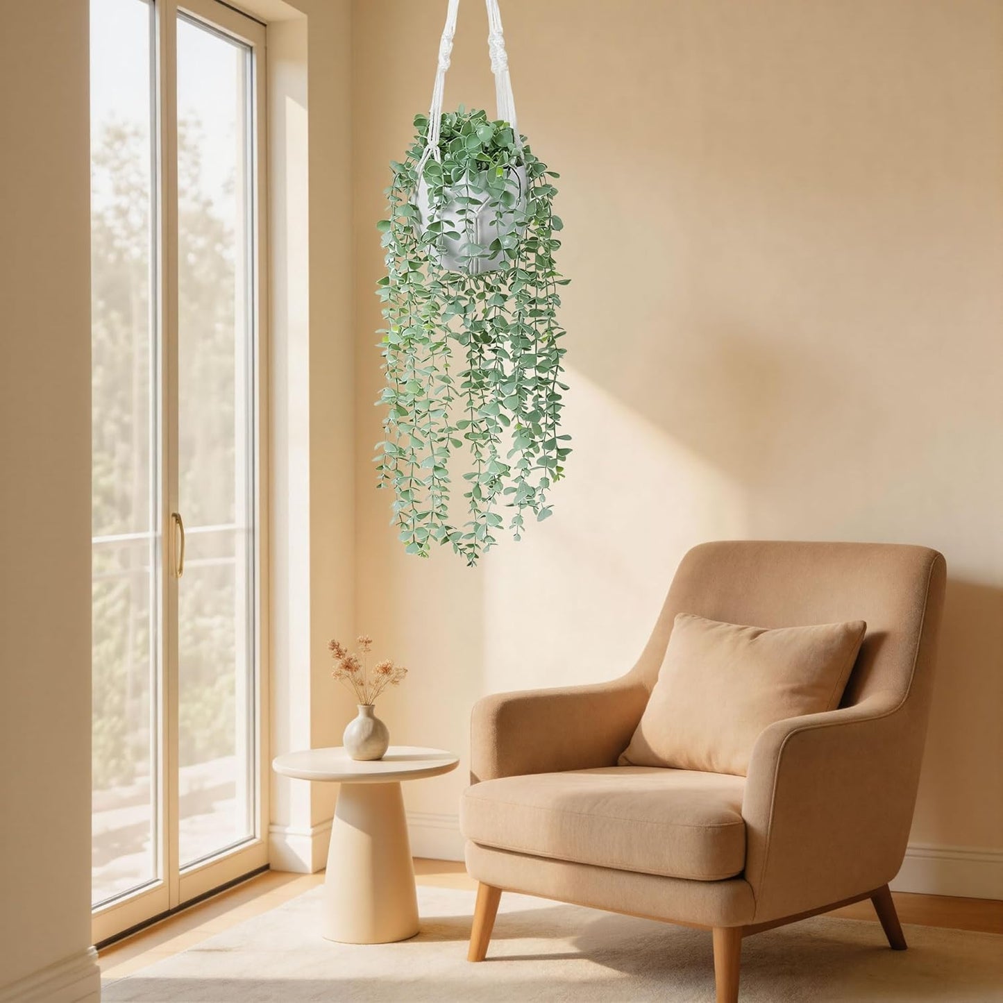 Artificial Hanging Plants / Eucalyptus / Set of 2