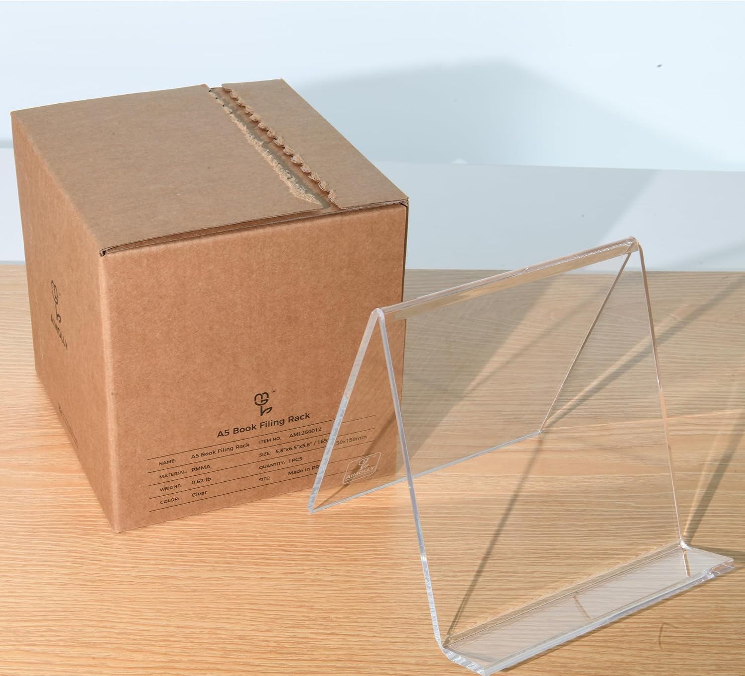 Acrylic Book Stand / 6 x 8 / Clear