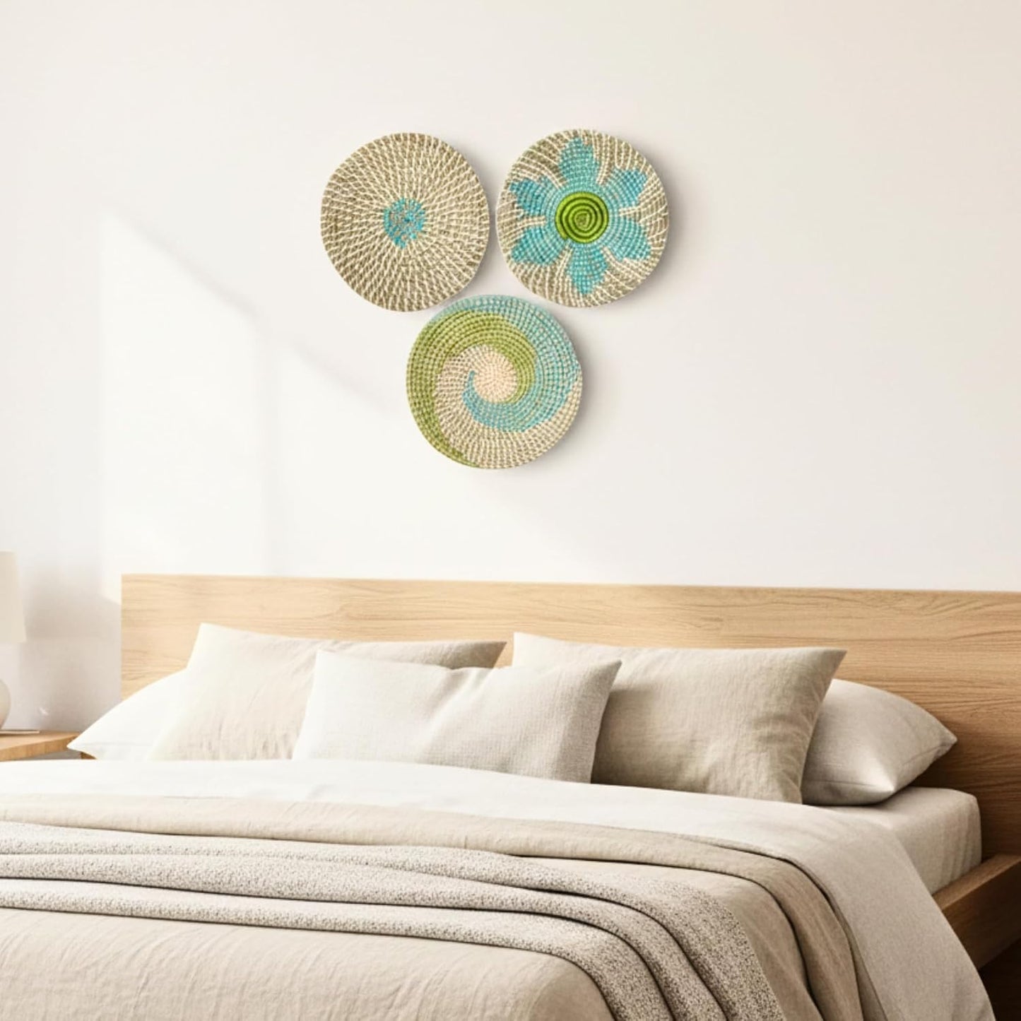 Boho Basket Wall Decor / Set of 3