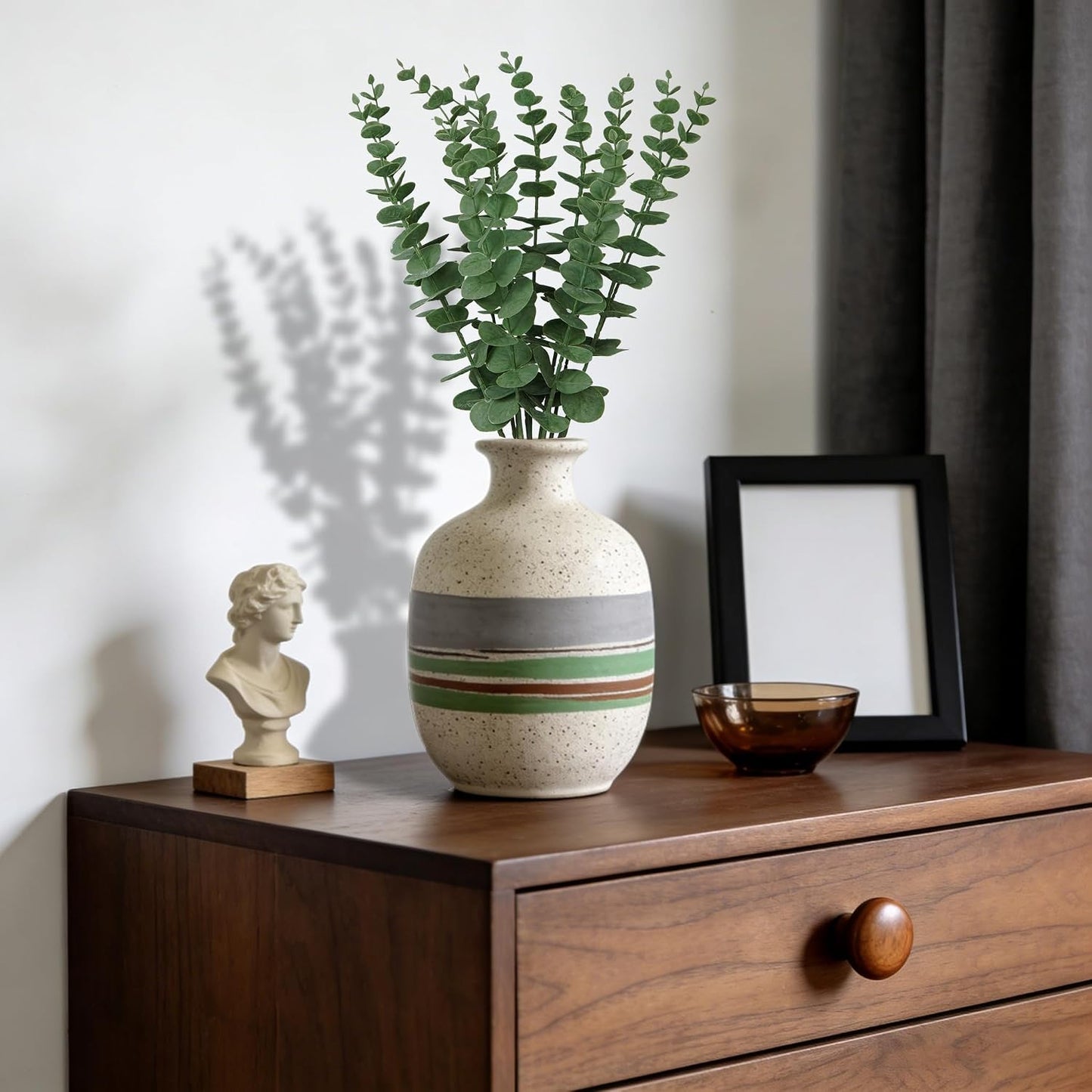 Faux Olive Branches&Eucalyptus Branches / Set of 16