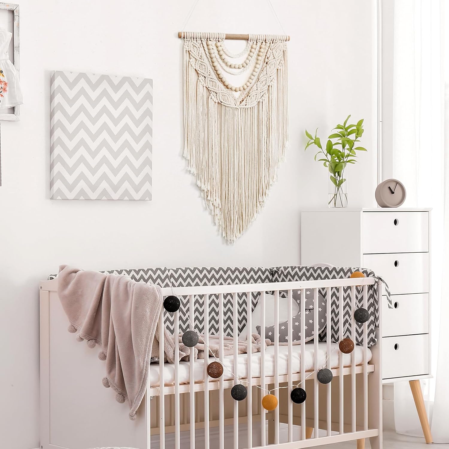 Chic Wooden Beads Home / Beige
