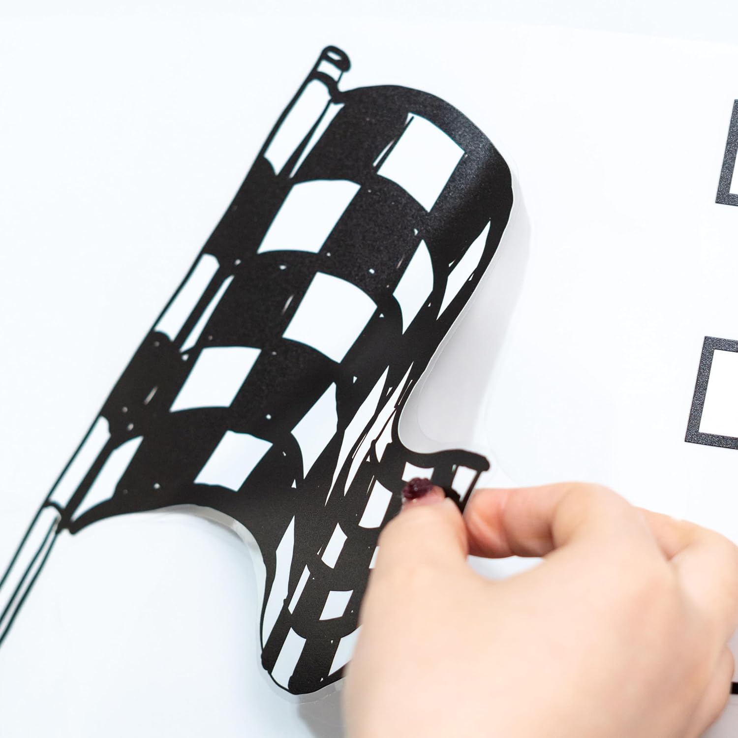Fast One Birthday Racing Decal / Black Fast