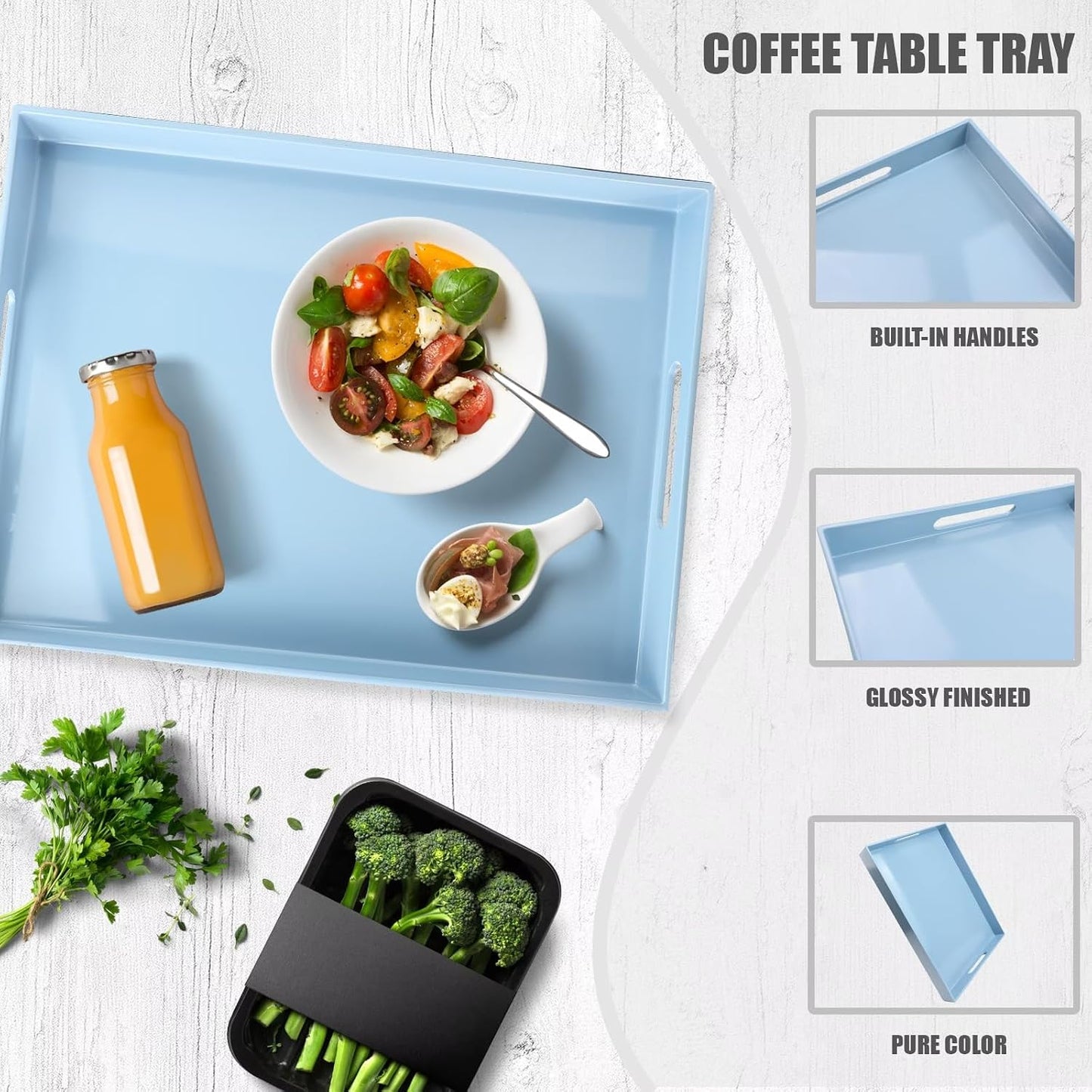 Serving Tray / Plastic Decorative Tray / Multi B