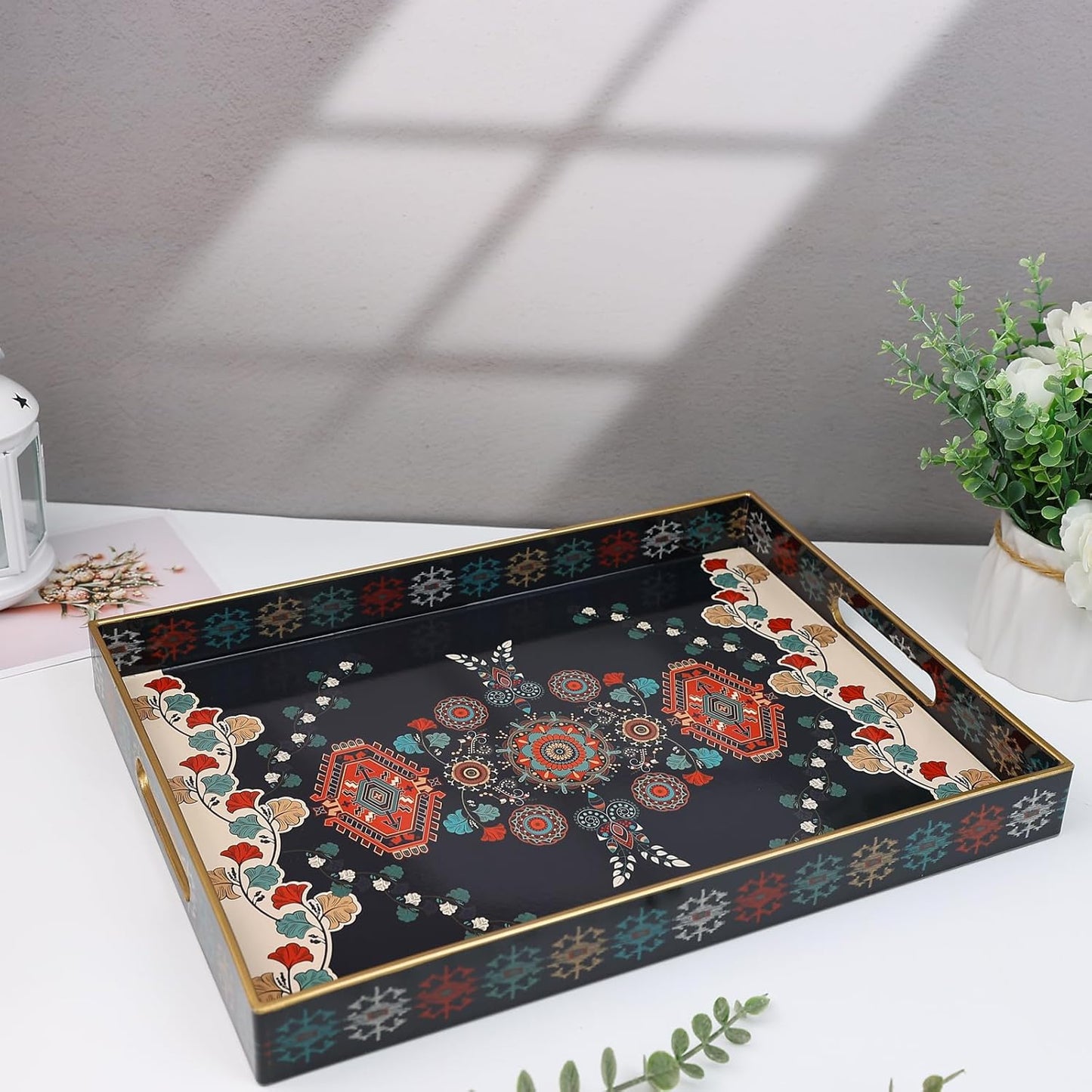 Serving Tray / Plastic Decorative Tray / Multi M