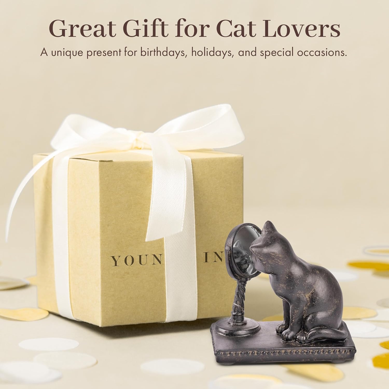 Cat Statue / Cat Figurine / Sitting Up