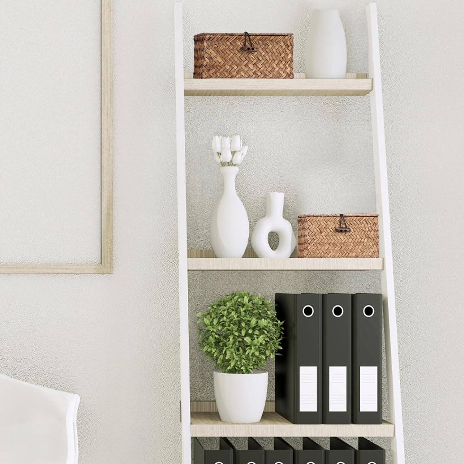 Handwoven Wicker Storage Basket Small Seagrass Box