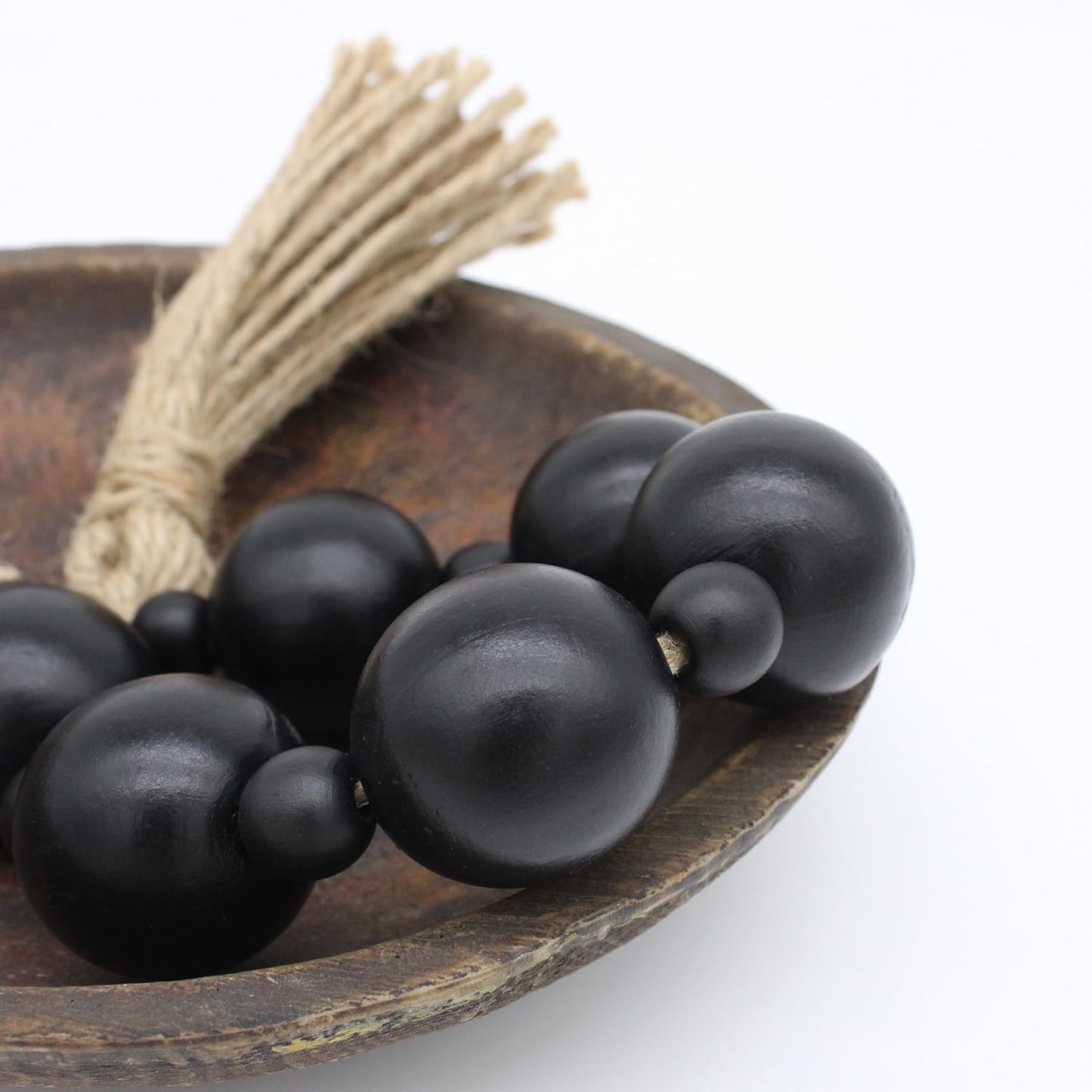 Farmhouse Decor Wooden Bead / Black-style-3