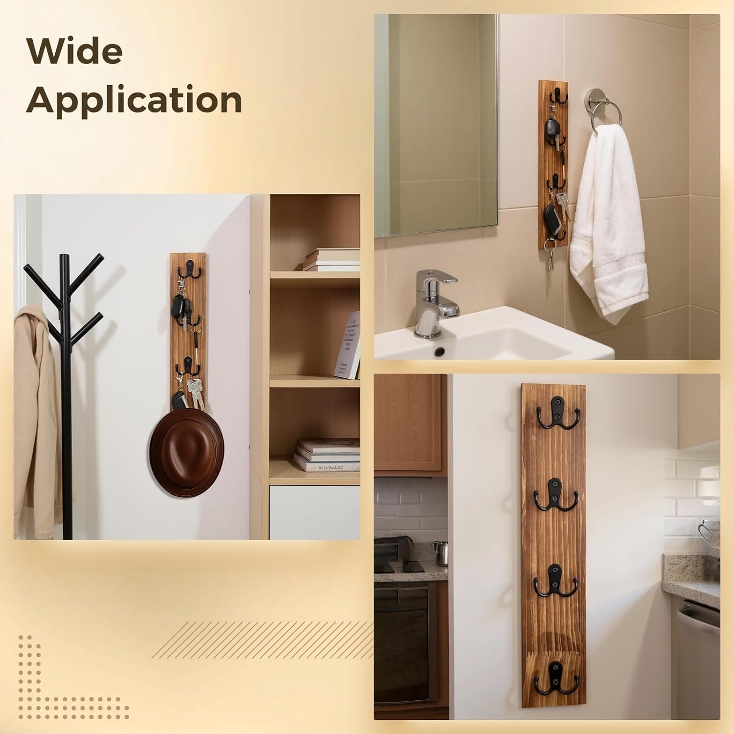 Solid Wood Organizer Shelf