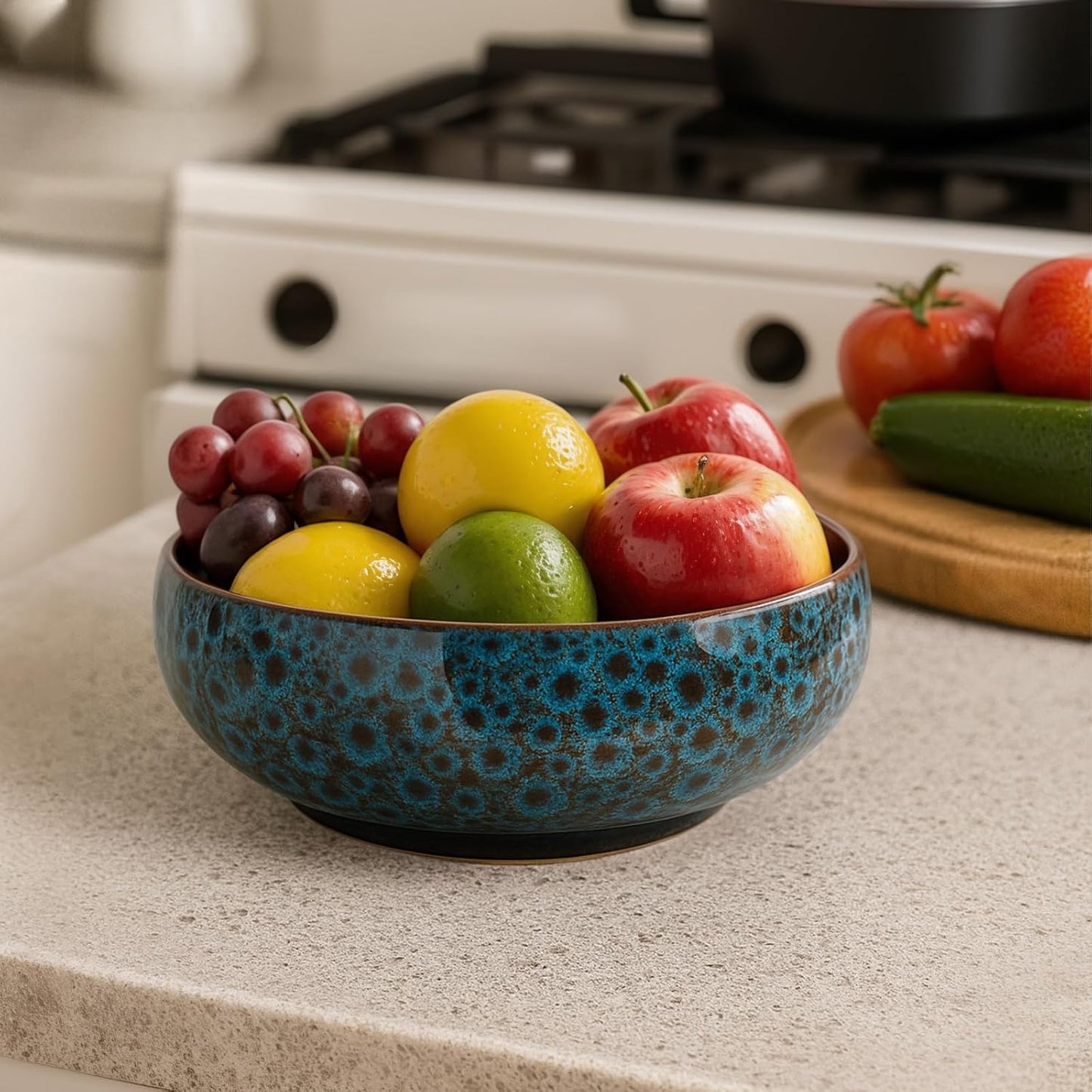 Ceramic Decorative Bowl / Blue