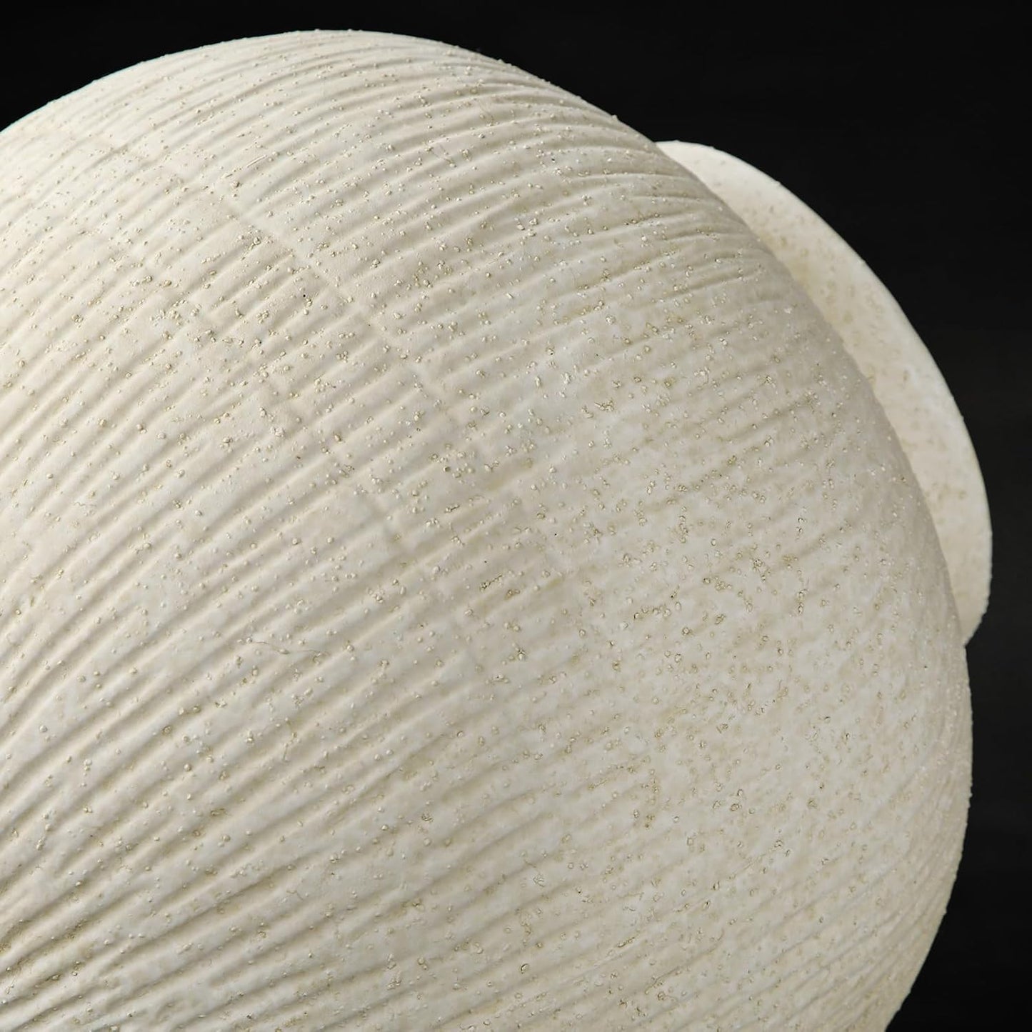 Wide Ceramic Vase for Cafe Centerpiece / 7" Cream White
