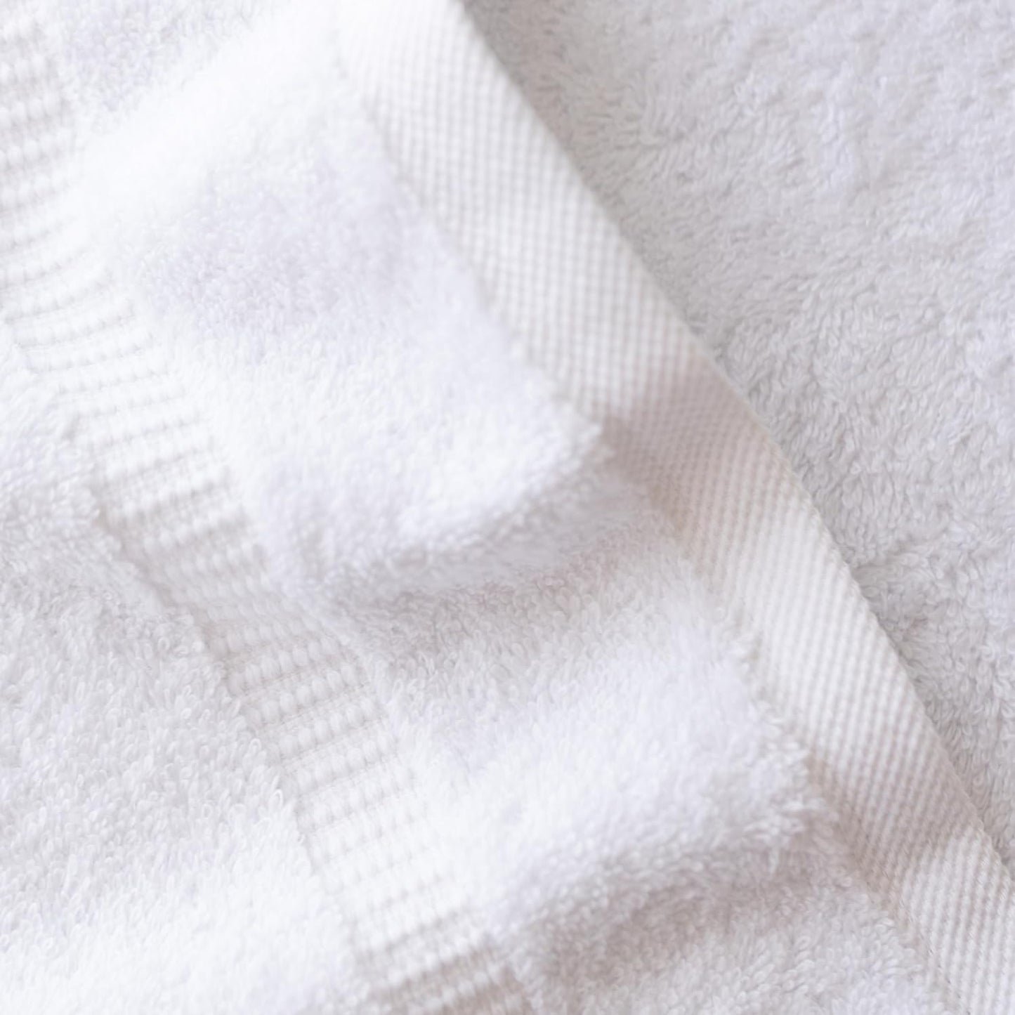 SALBAKOS 12-Piece 100% Turkish Cotton Washcloths and Face Towels, White | 13x13 in Standard Size Small Towel, Multi-use