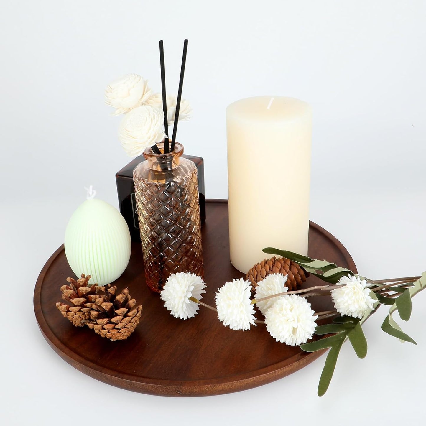 Glass Bud Vase / Amber / Small Vase / Set of 6