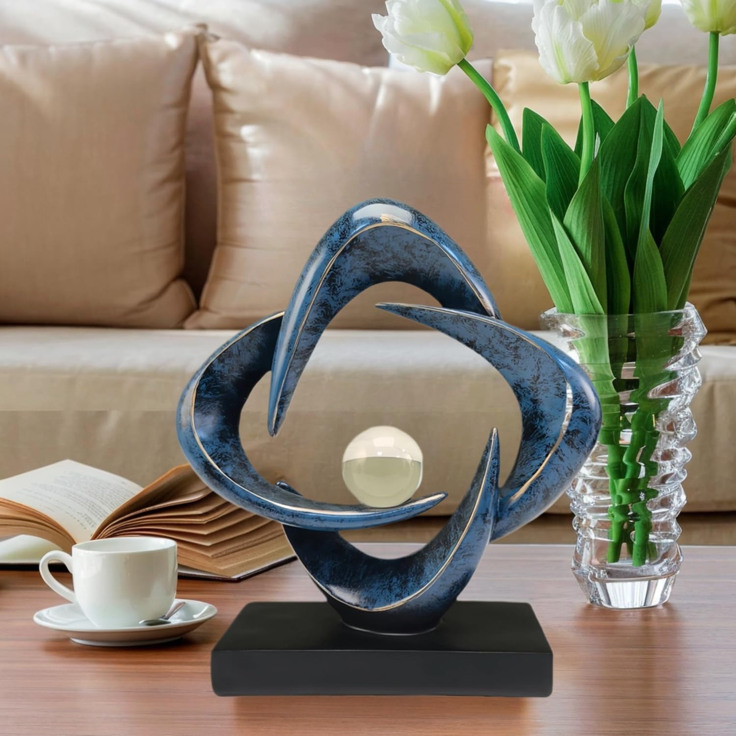 Resin Art Statues / Blue