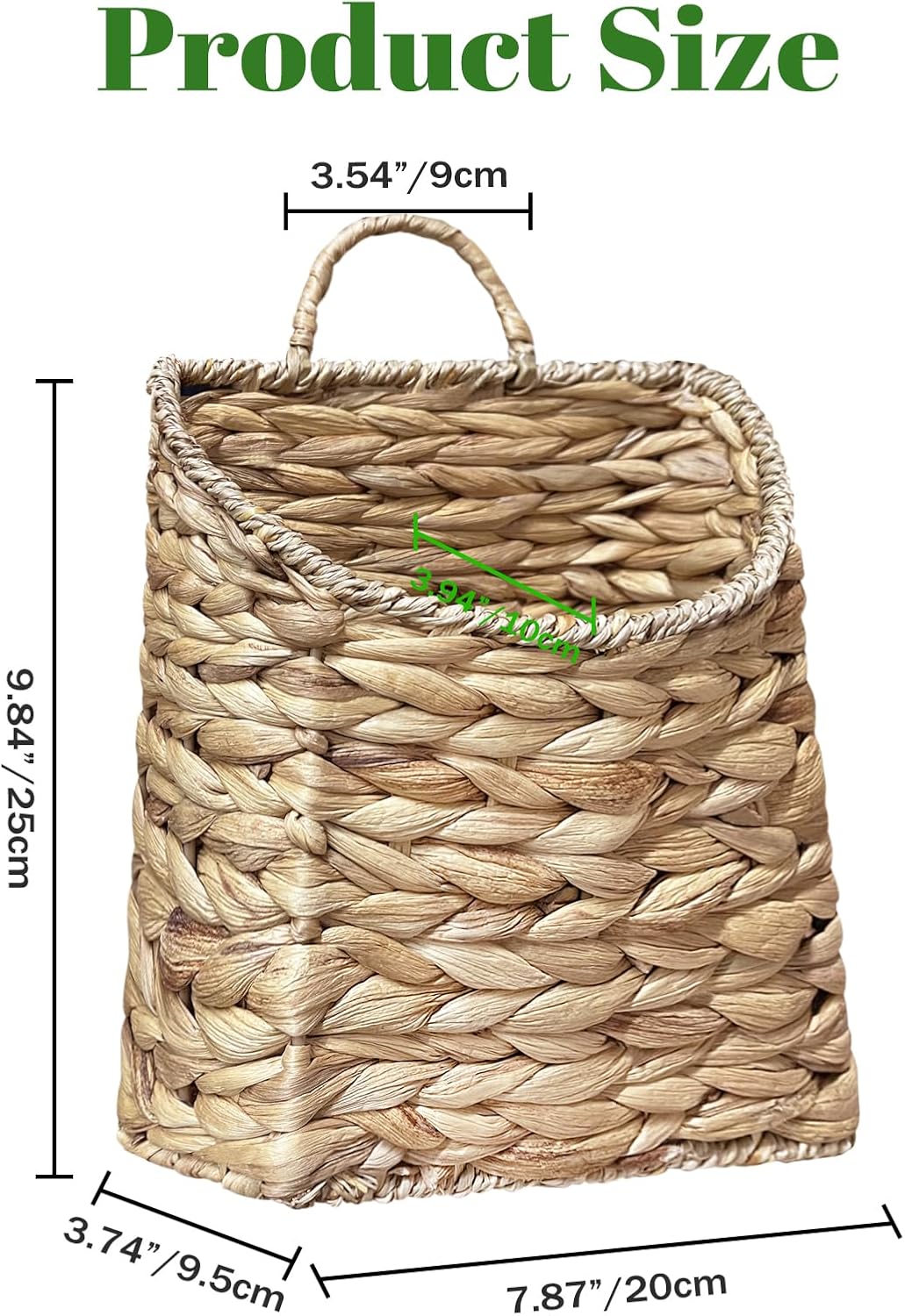 Woven Wall Hanging Basket / Woven Color