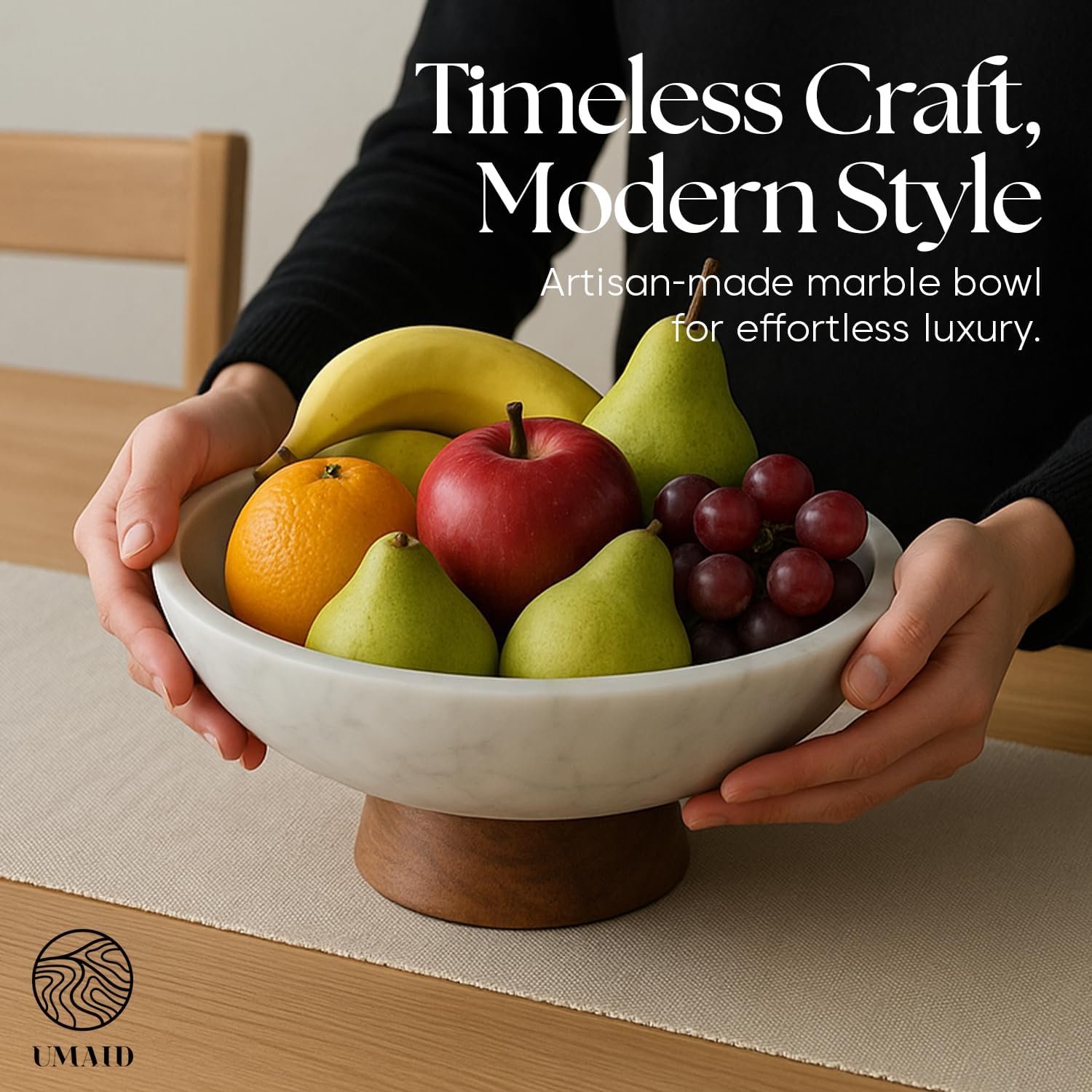 Marble Decorative Bowl / White