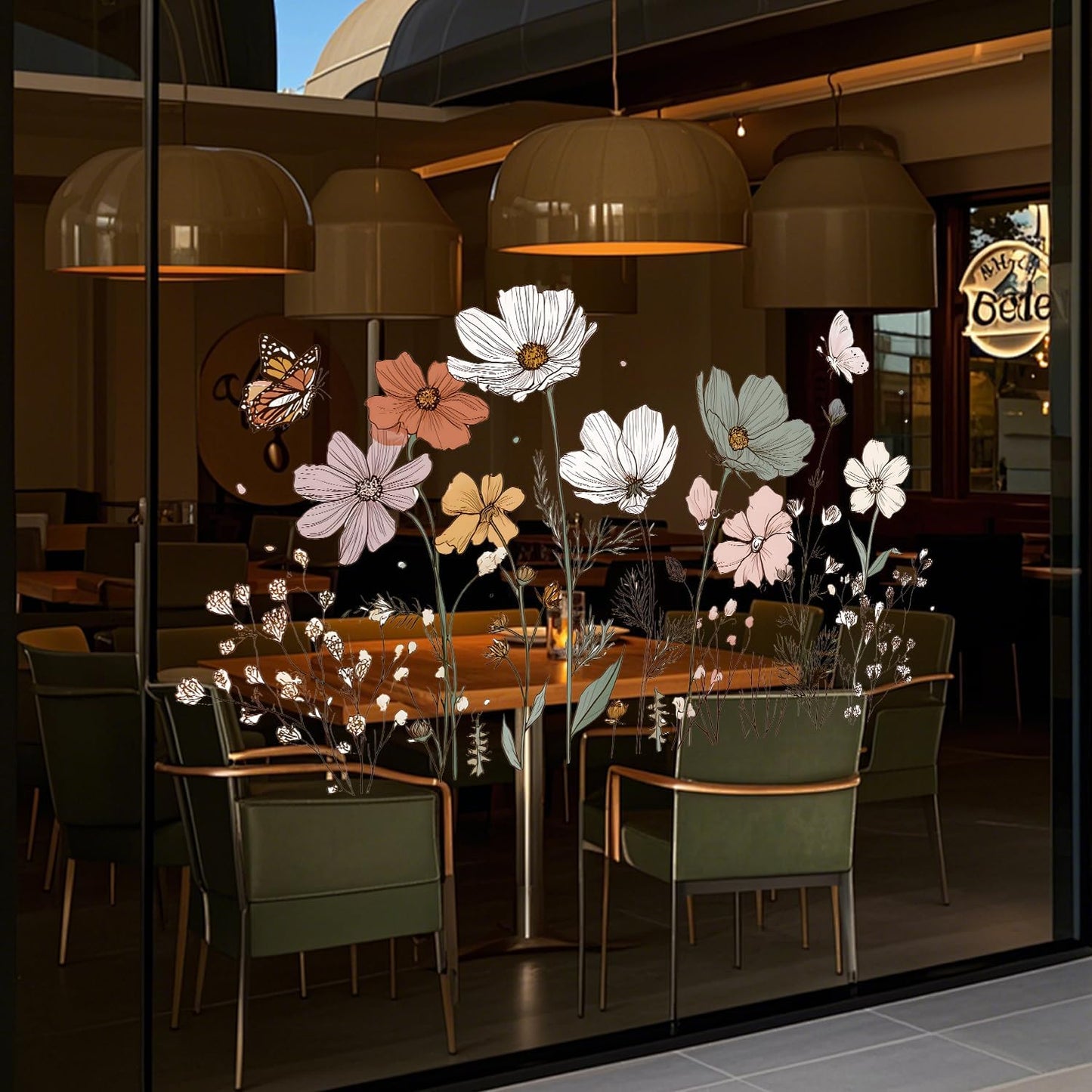 Minimalist Wildflower Wall Stickers / #27