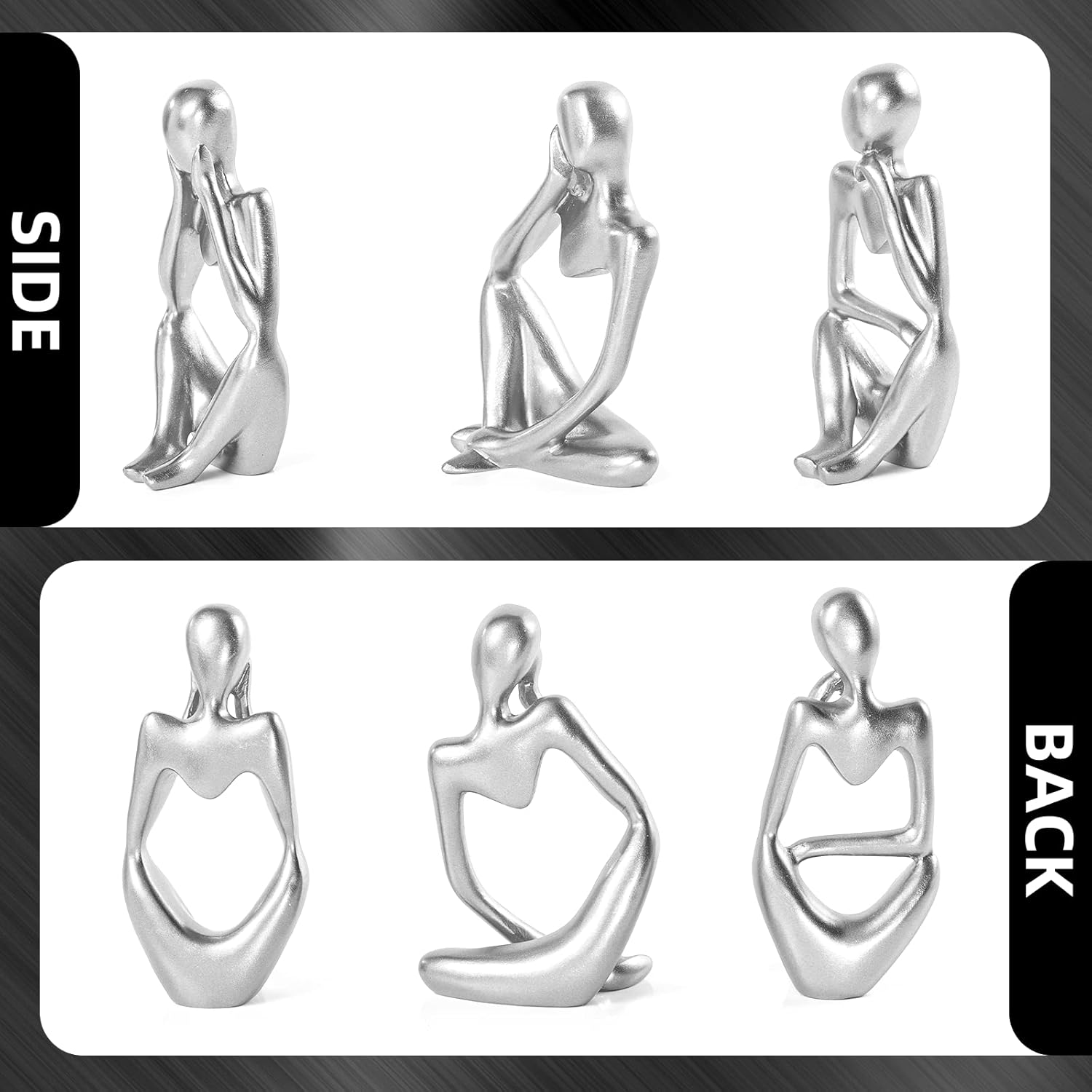 Golden Resin Collectible Figurines / Silver
